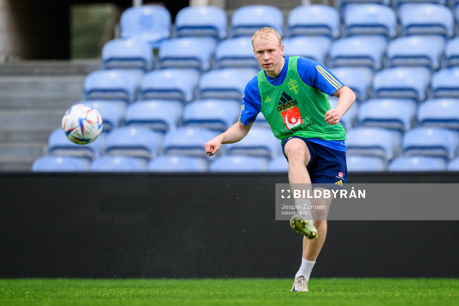 André Boman of the Swedish men's football national team at