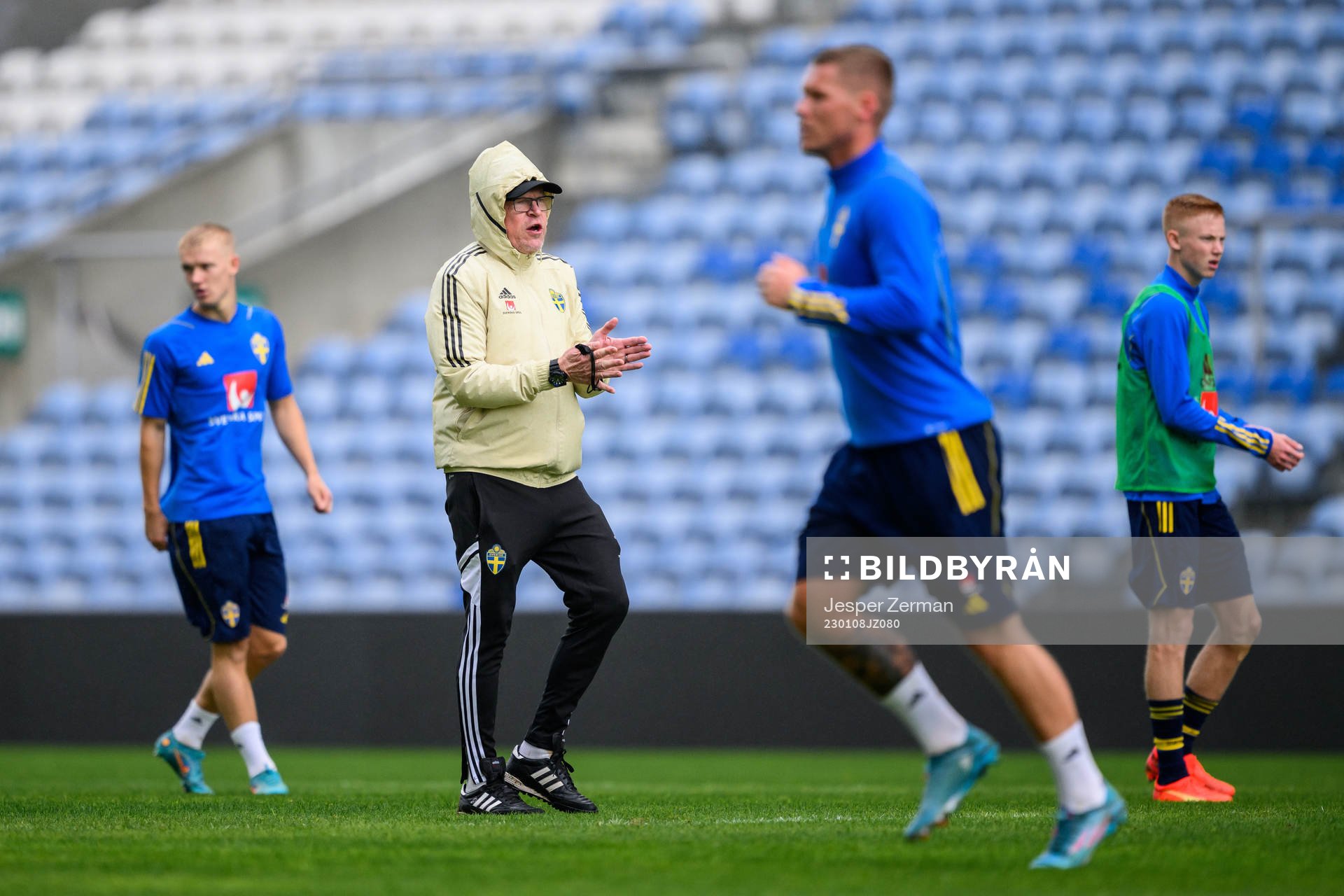 head coach Janne Andersson of the Swedish men's football