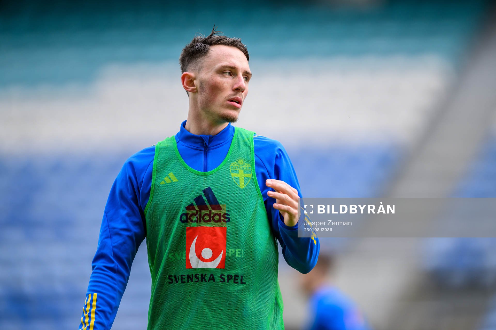 Noah Persson of the Swedish men's football national team at
