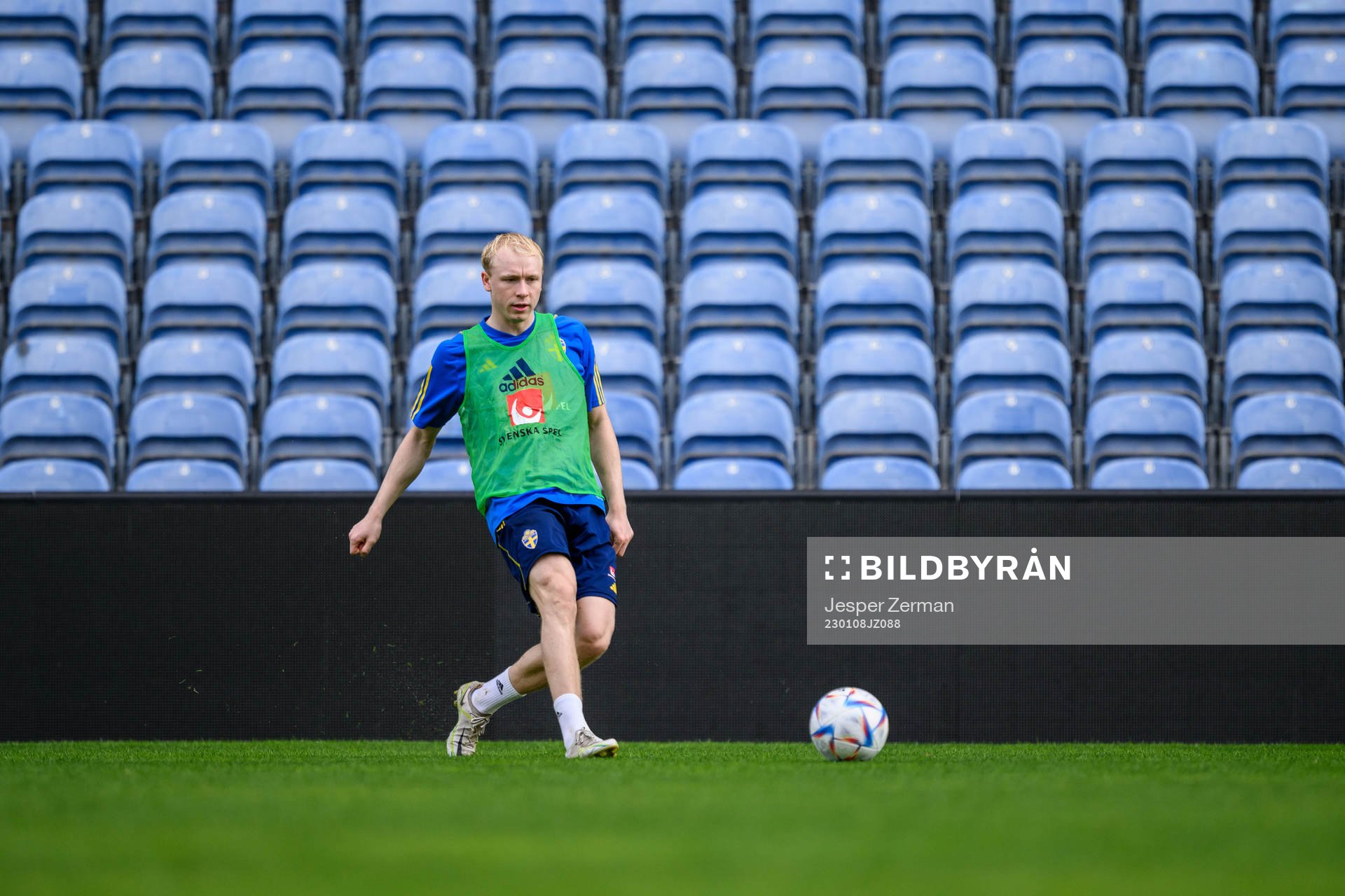 André Boman of the Swedish men's football national team at