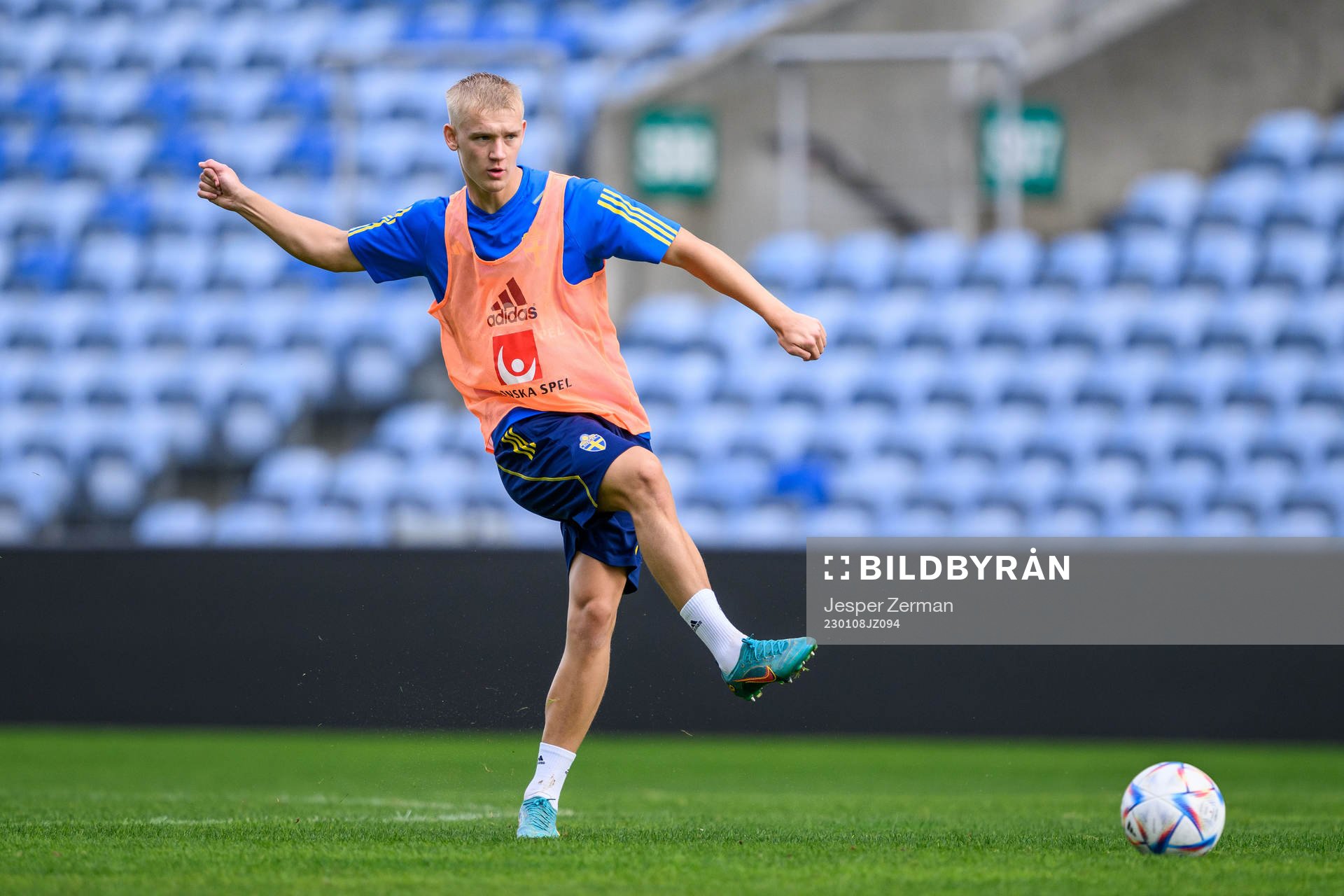 Carl Gustafsson of the Swedish men's football national team