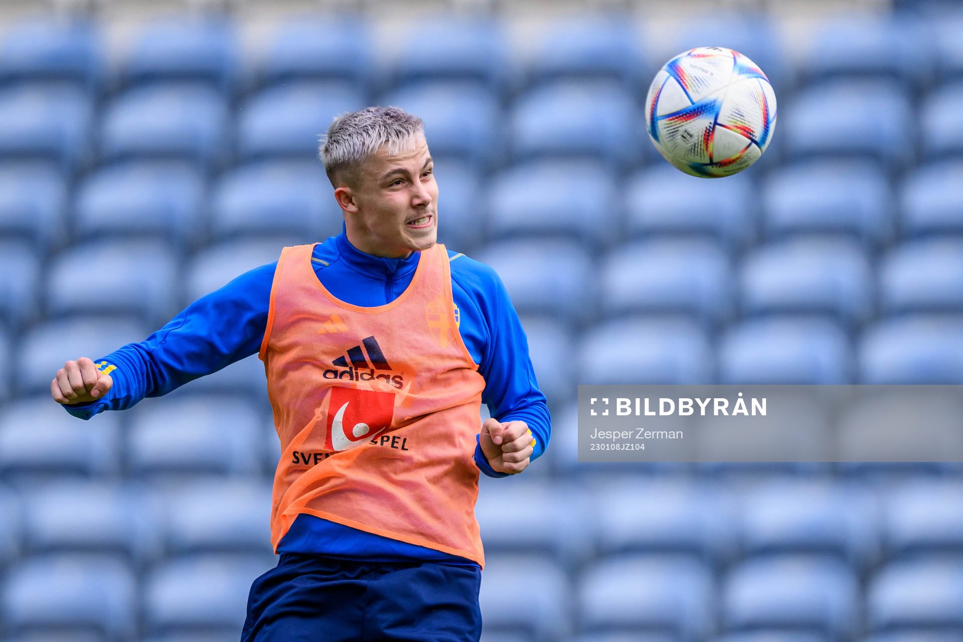 Jacob Ondrejka of the Swedish men's football national team