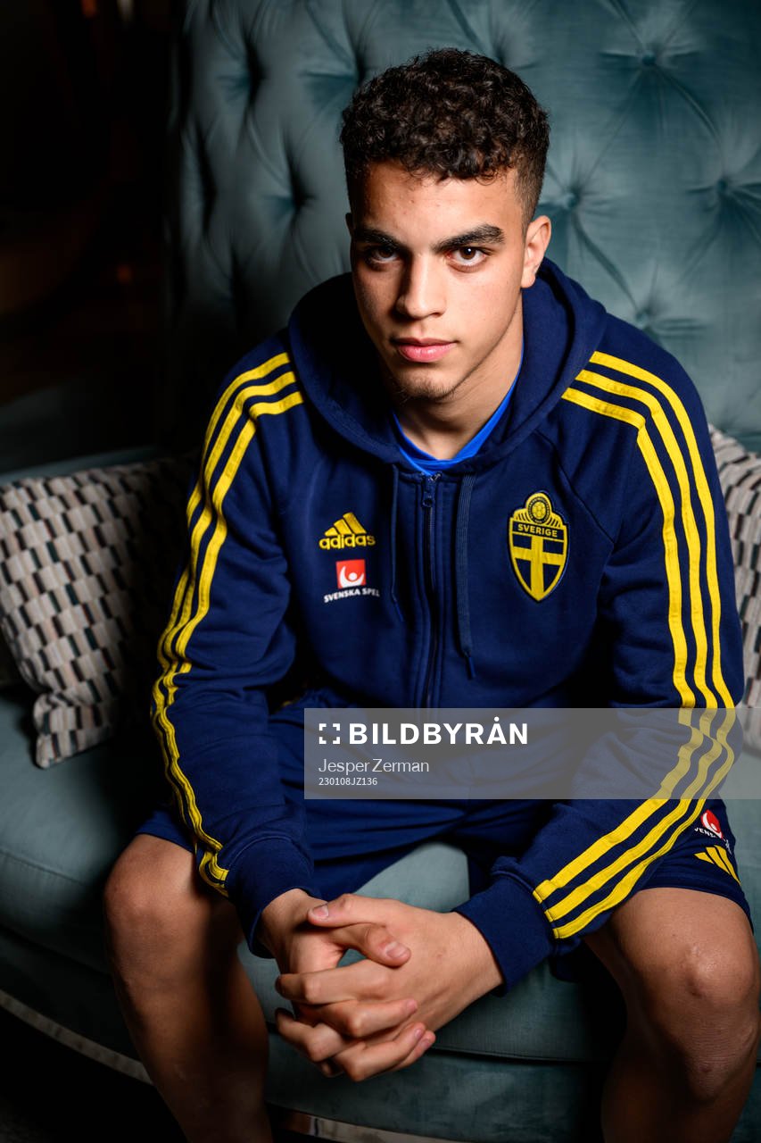 Yasin Ayari of the Swedish men's football national team