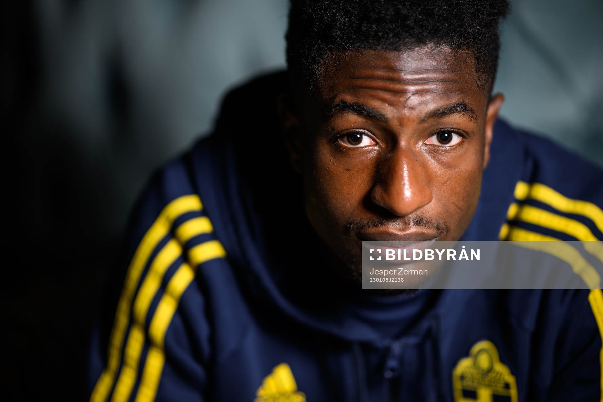 Josafat Mendes of the Swedish men's football national team