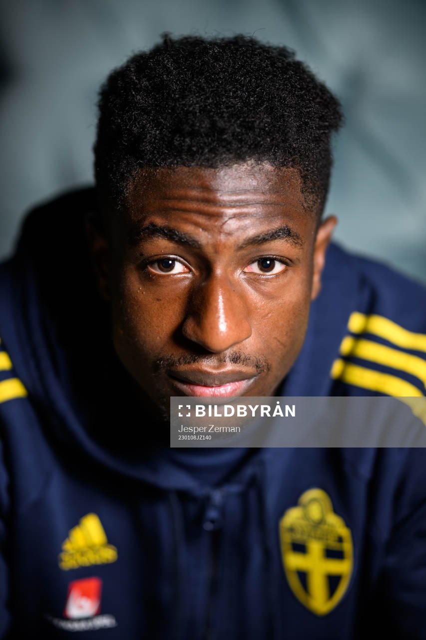 Josafat Mendes of the Swedish men's football national team
