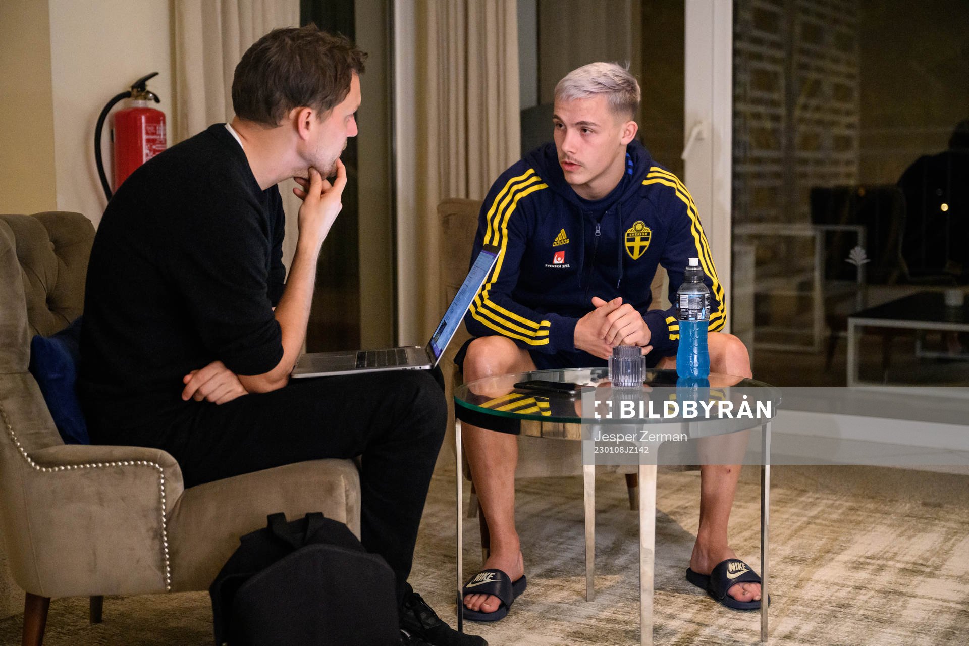 Jacob Ondrejka of the Swedish men's football national team