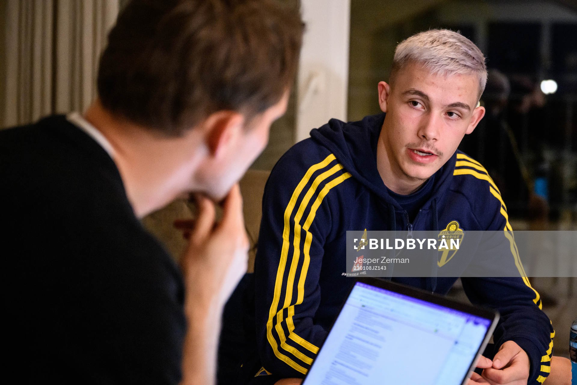 Jacob Ondrejka of the Swedish men's football national team
