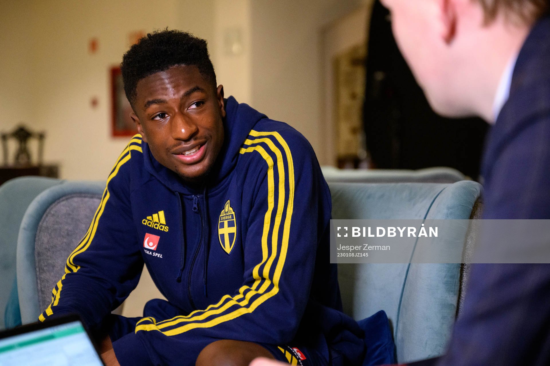 Josafat Mendes of the Swedish men's football national team