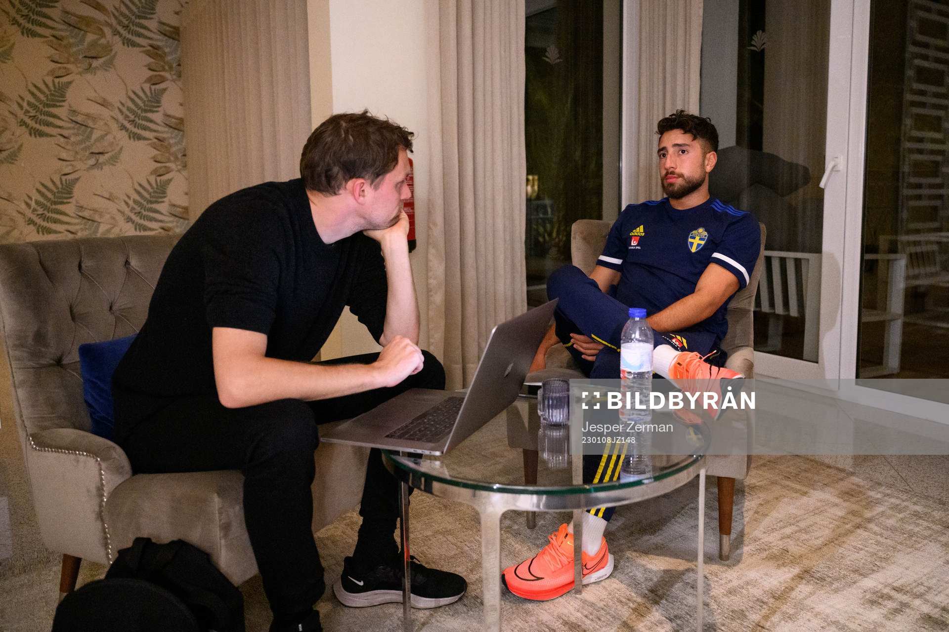 Moustafa Zeidan of the Swedish men's football national team