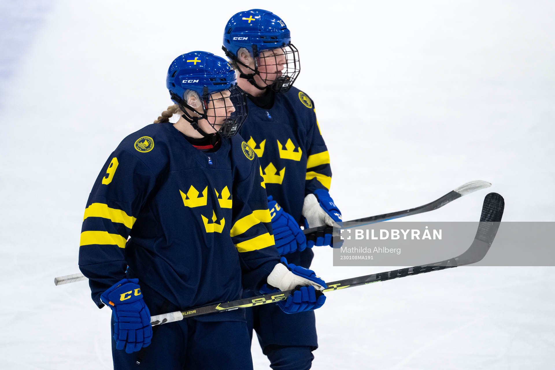 Mira Markström and Astrid Lindeberg of Sweden