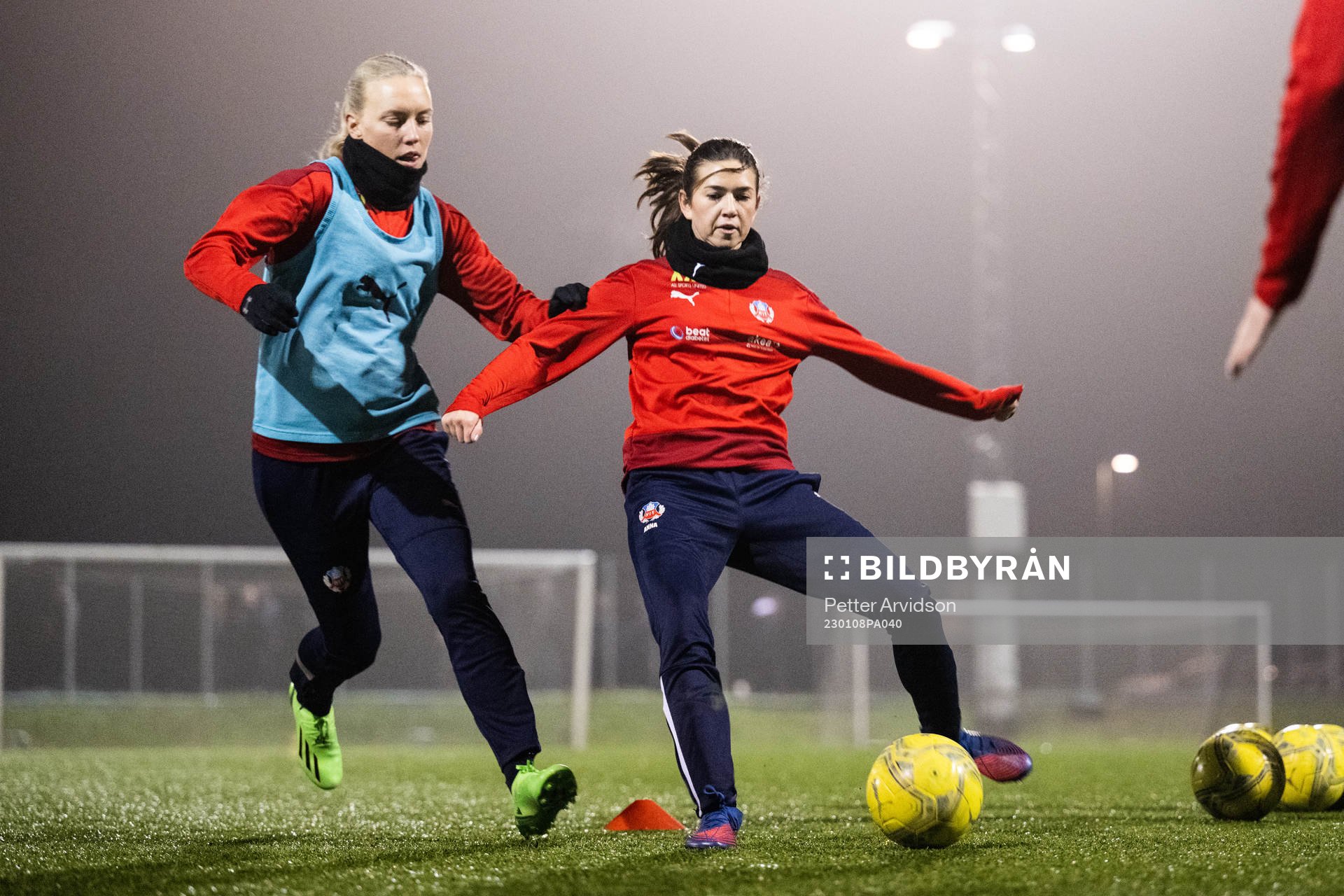 Helsingborgs Johanna Andersson och Ida Vahtera