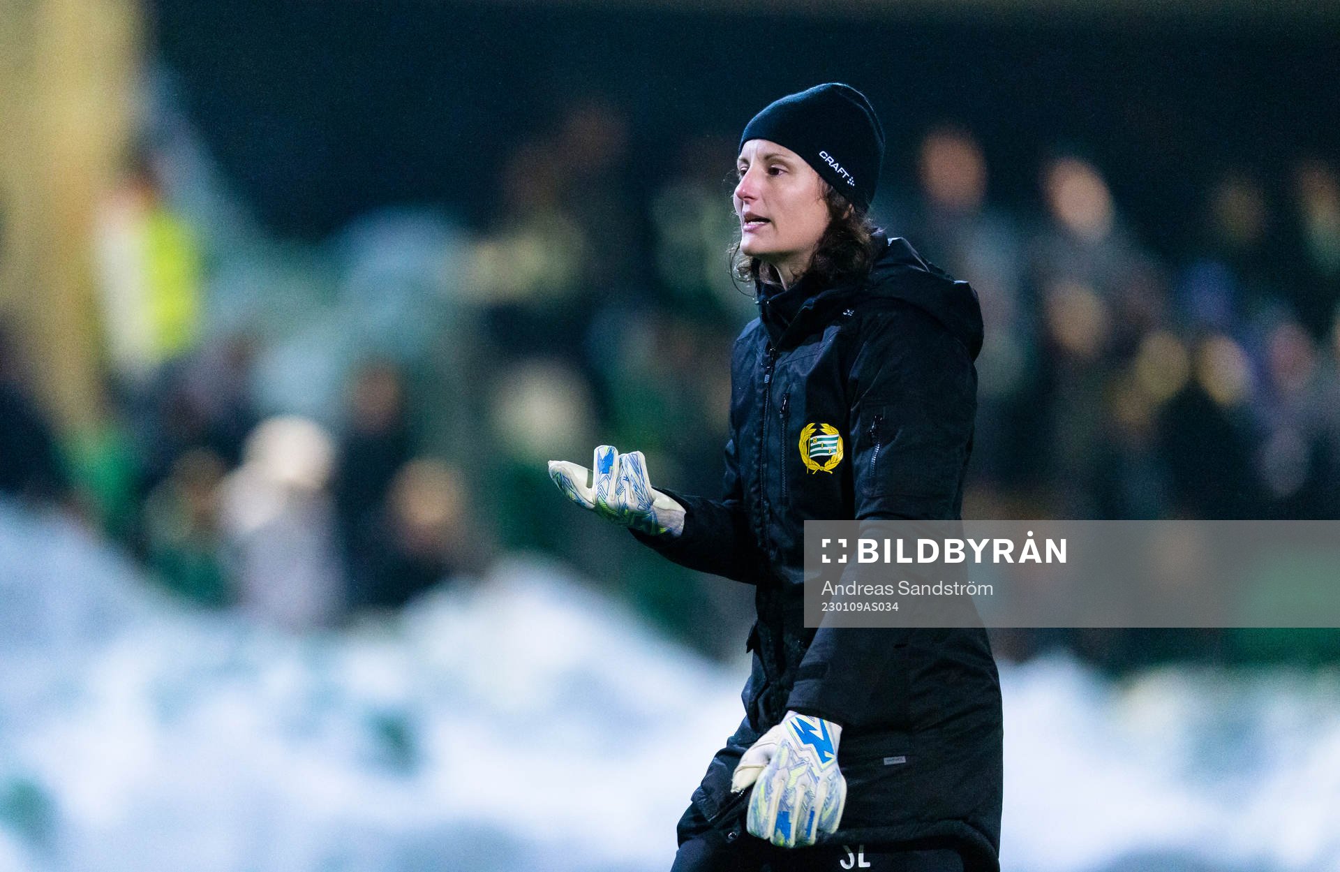 Hammarbys damers målvaktstränare Sofia Lundgren