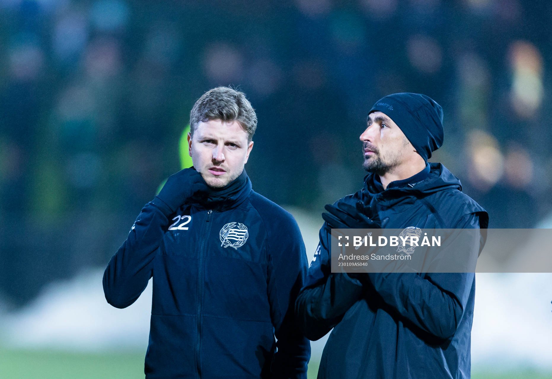 Hammarbys Joel Nilsson och Loret Sadiku