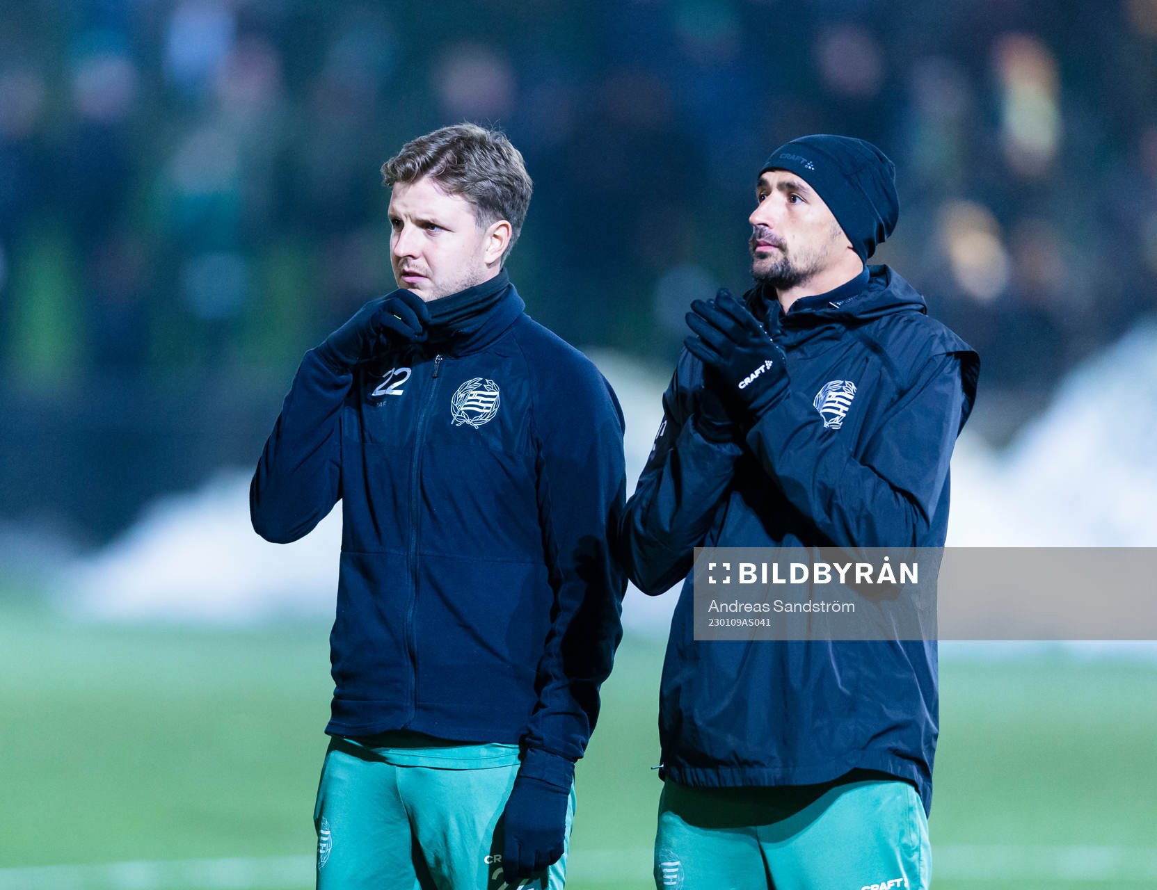 Hammarbys Joel Nilsson och Loret Sadiku