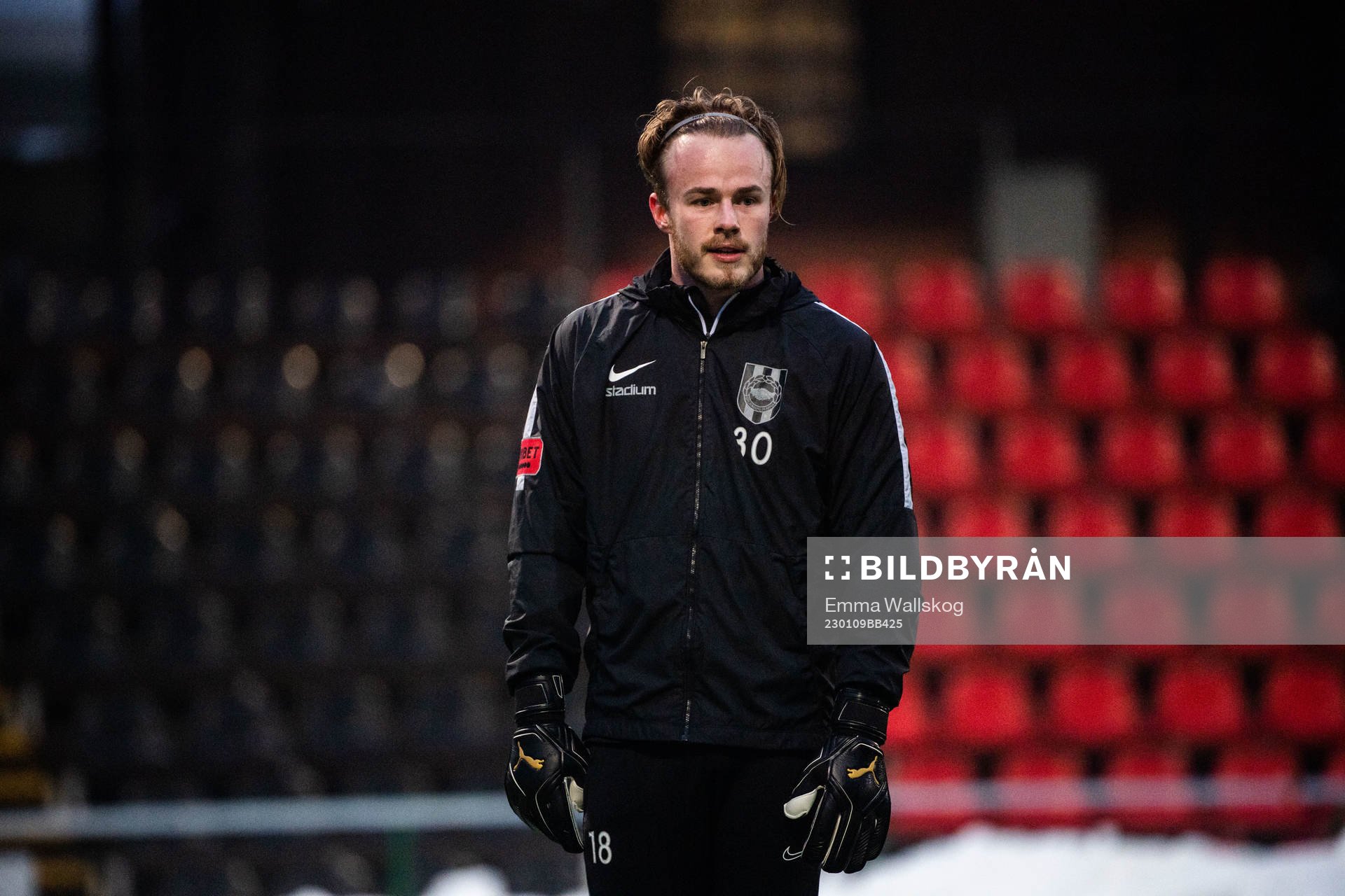 Målvakt Gustav Nyberg