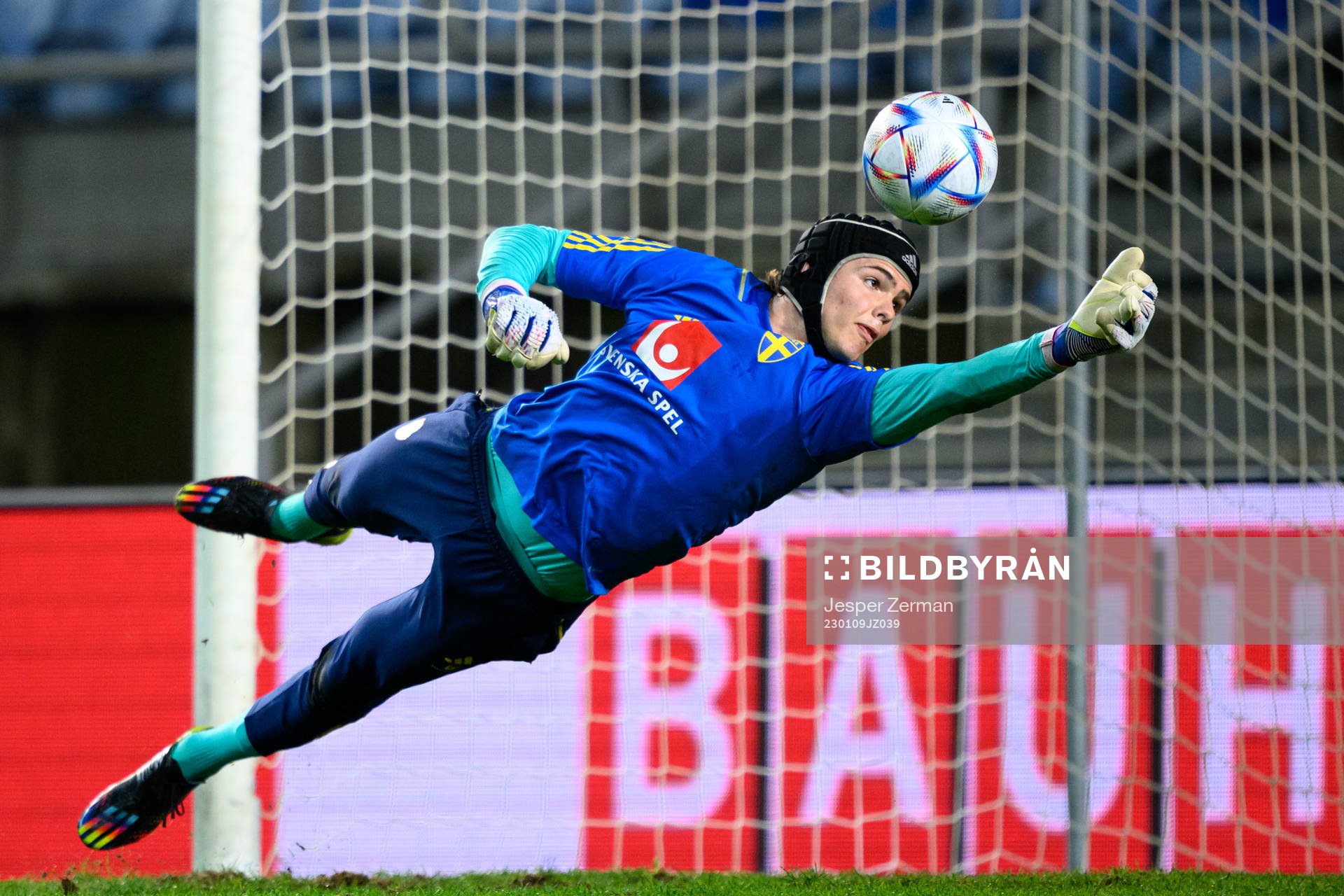 Goalkeeper Jacob Widell Zetterström