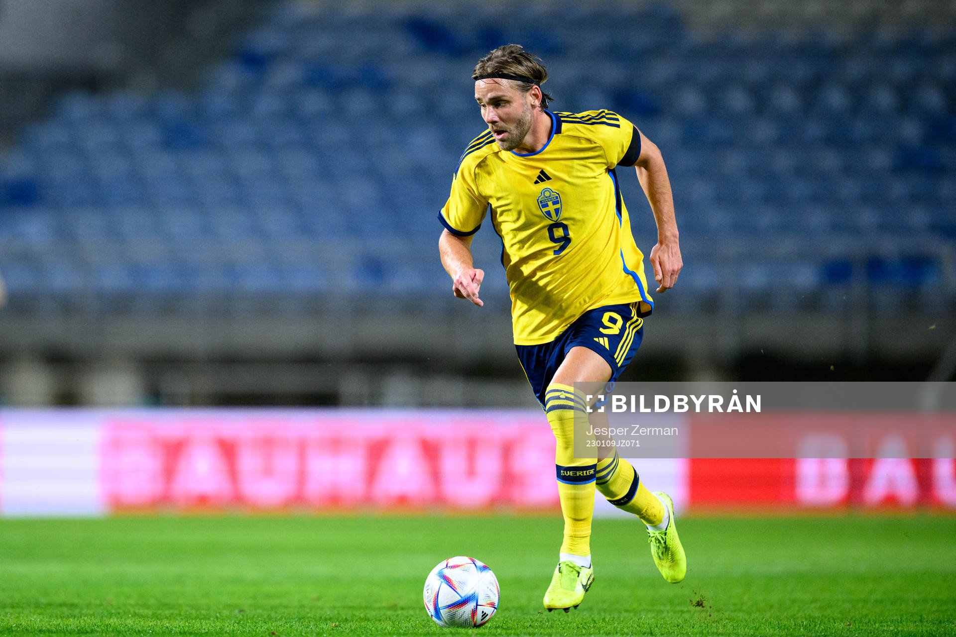Christoffer Nyman of Sweden during the international friendly football match between Sweden and Finland on January 9, 2023 in Faro.