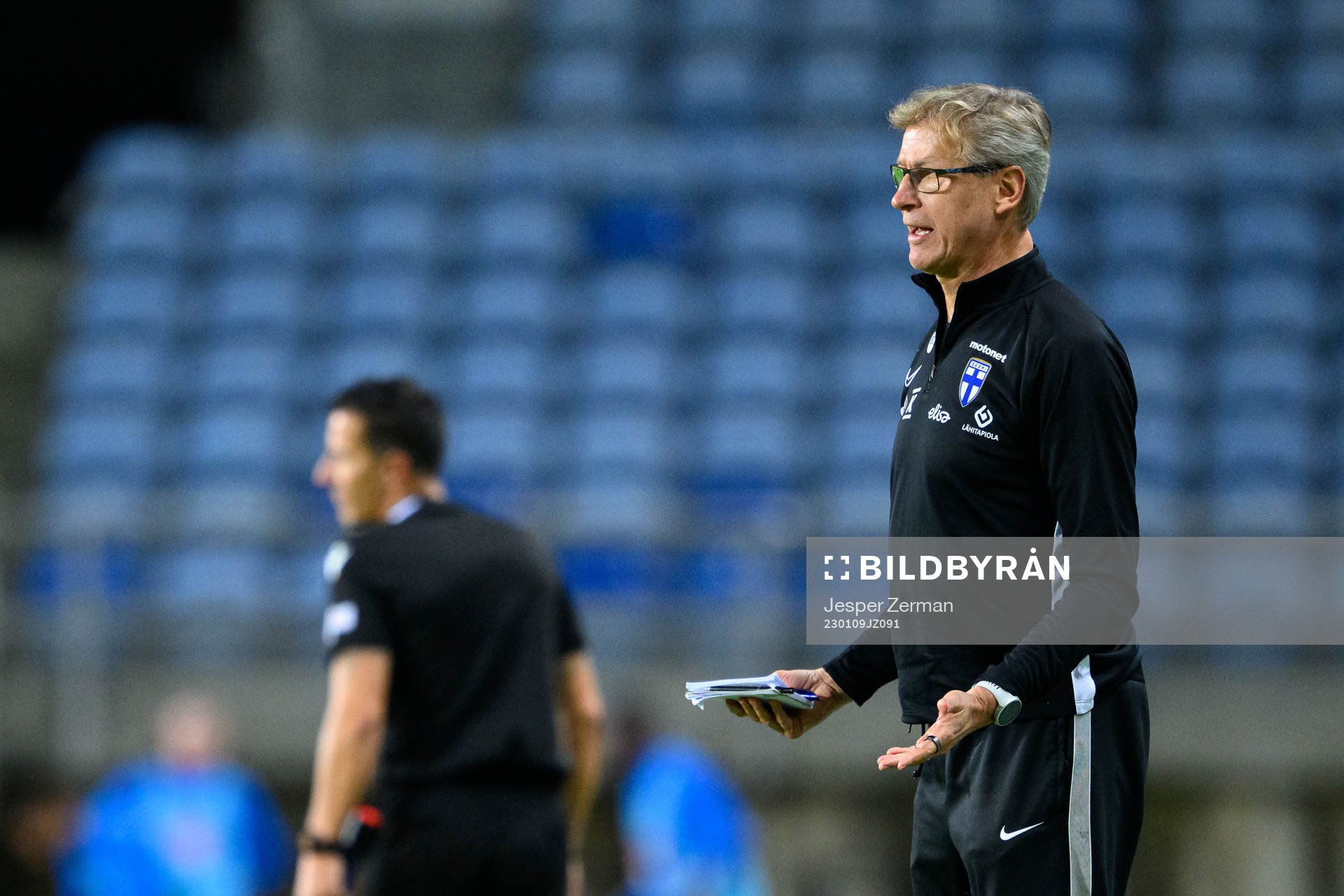Head coach Markku Kanerva of Finland