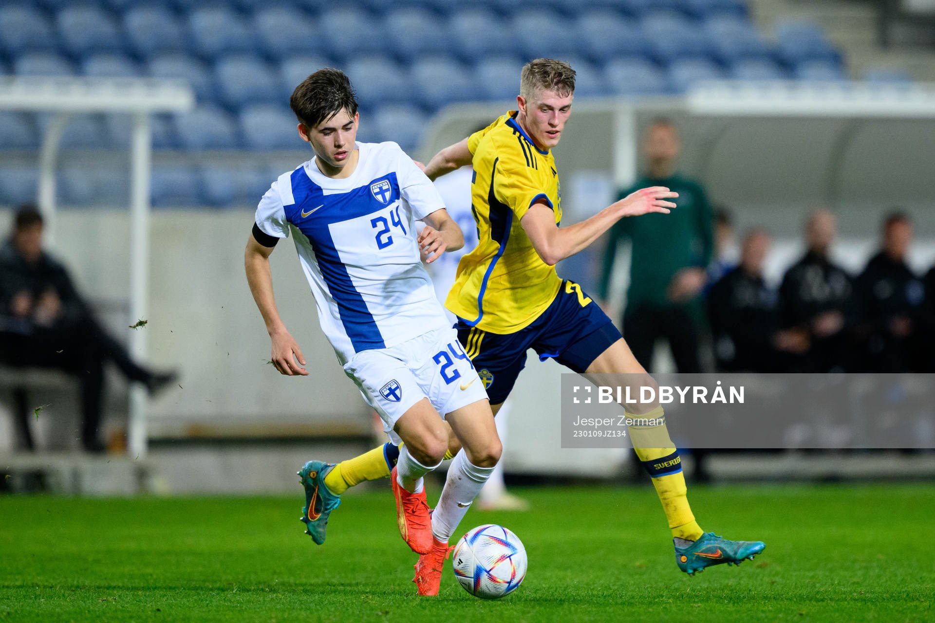 Tomas Galvez of Finland and Alexander Bernhardsson of Sweden