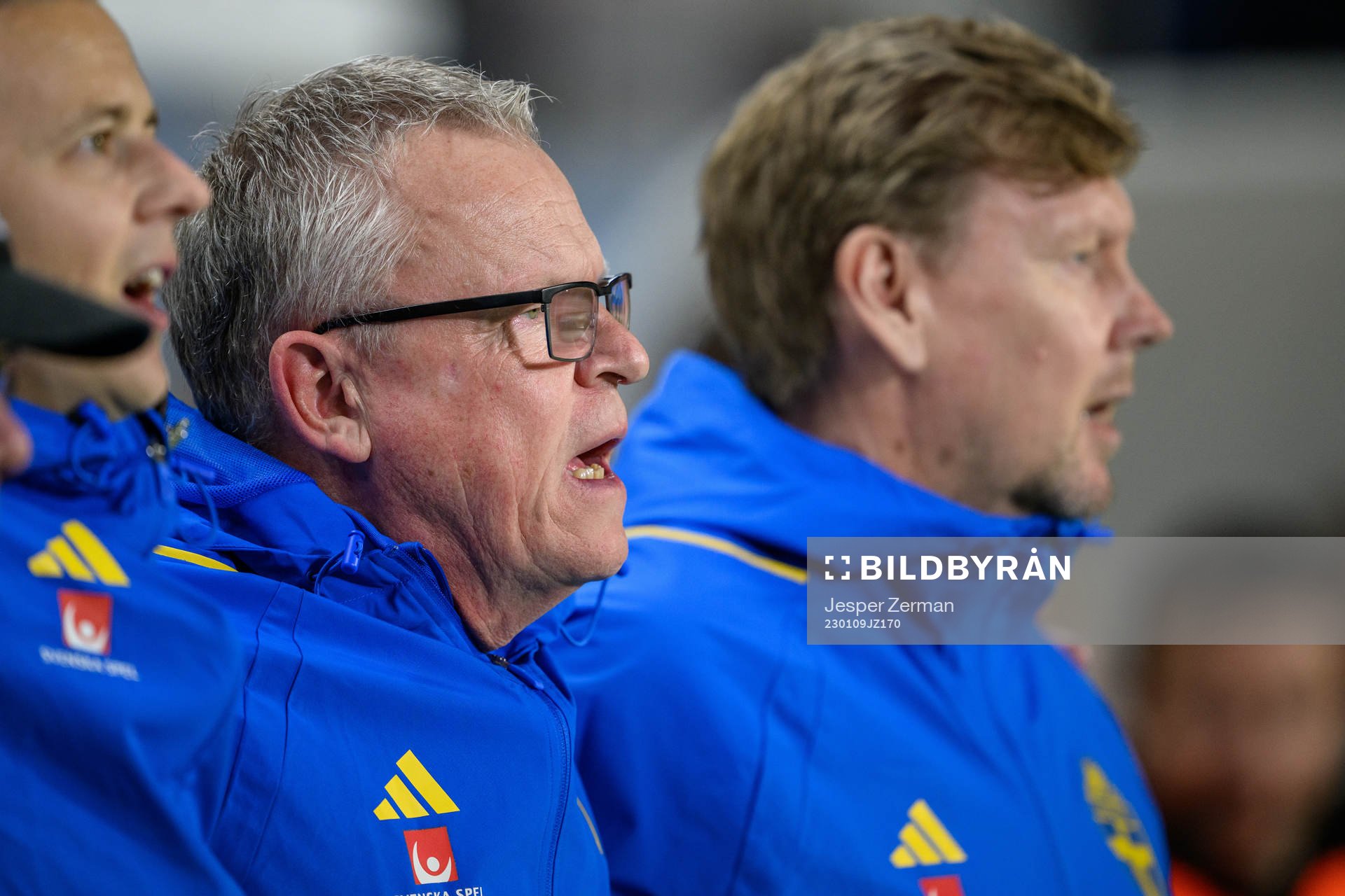 head coach Janne Andersson of Sweden