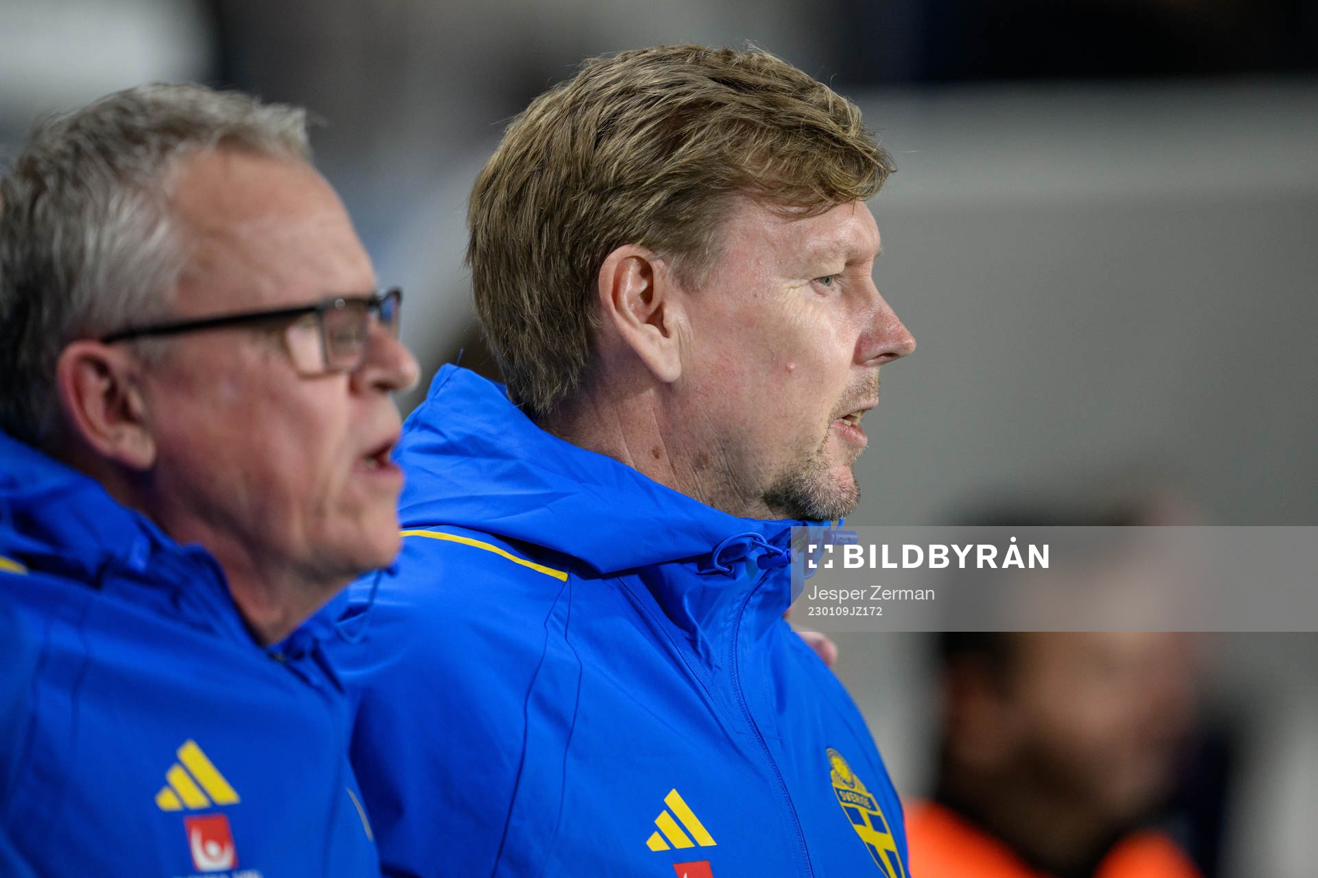 assistant coach Peter Wettergen of Sweden
