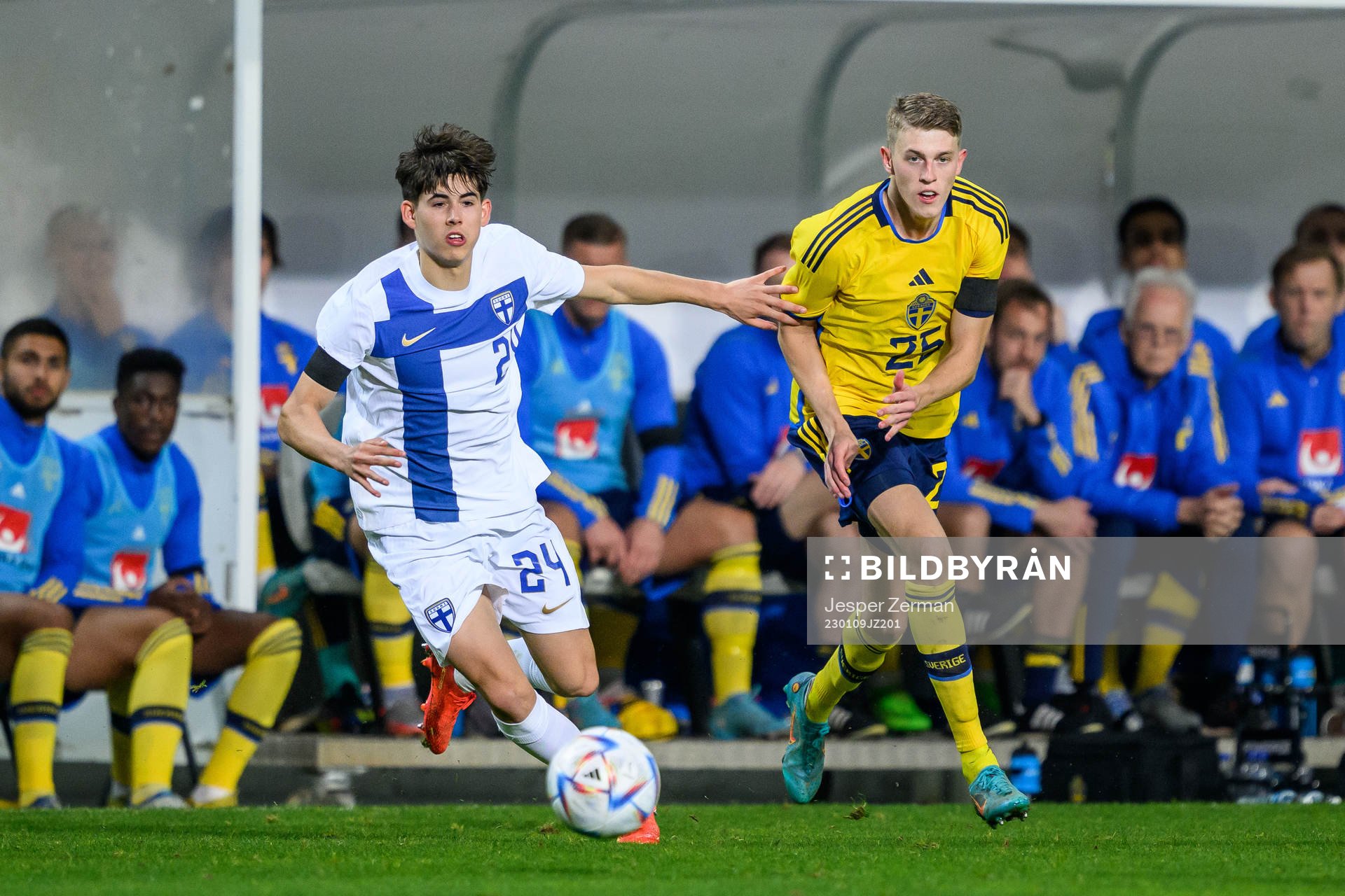 Tomas Galvez of Finland and Alexander Bernhardsson of Sweden