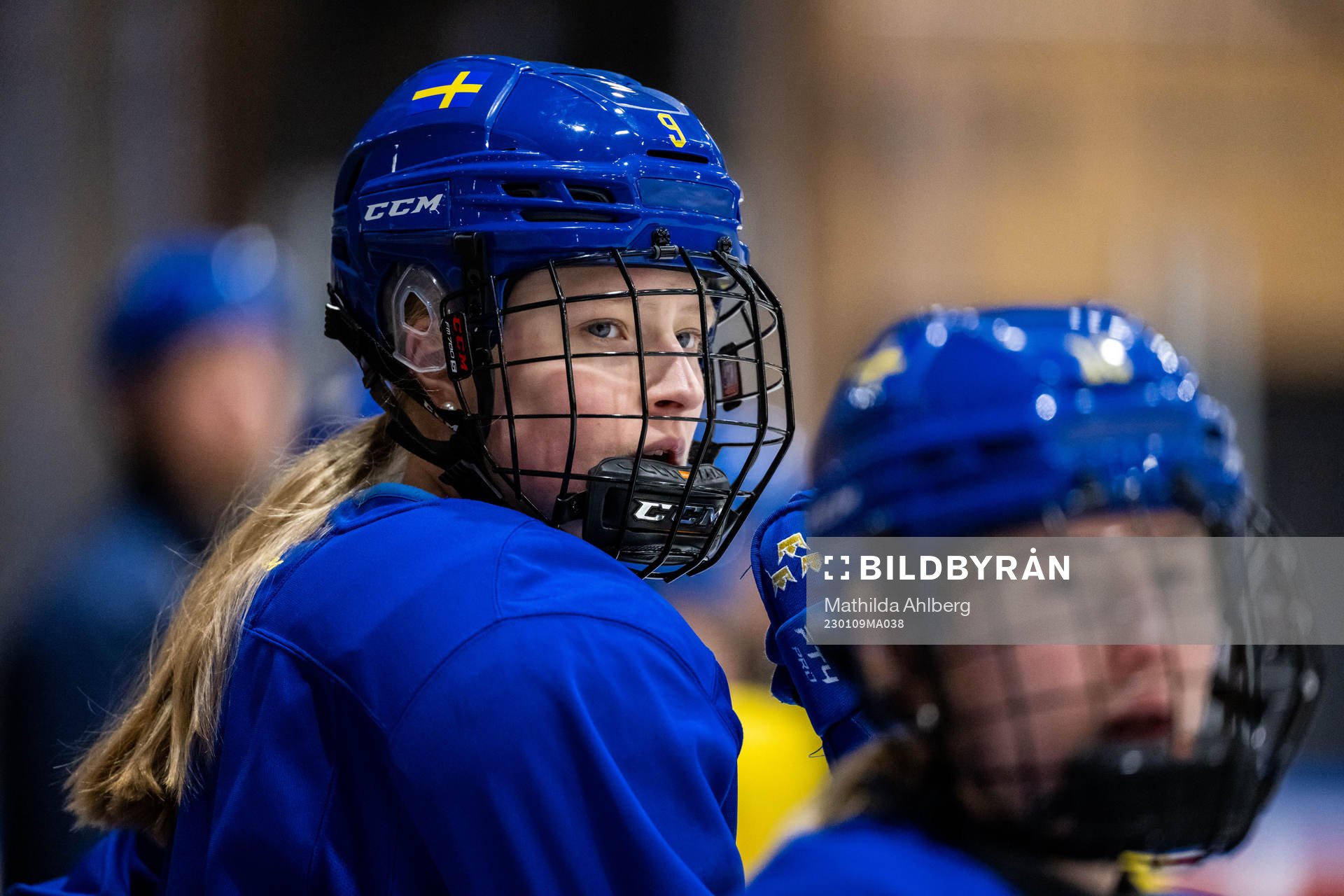 Mira Markström of Sweden at a practice session