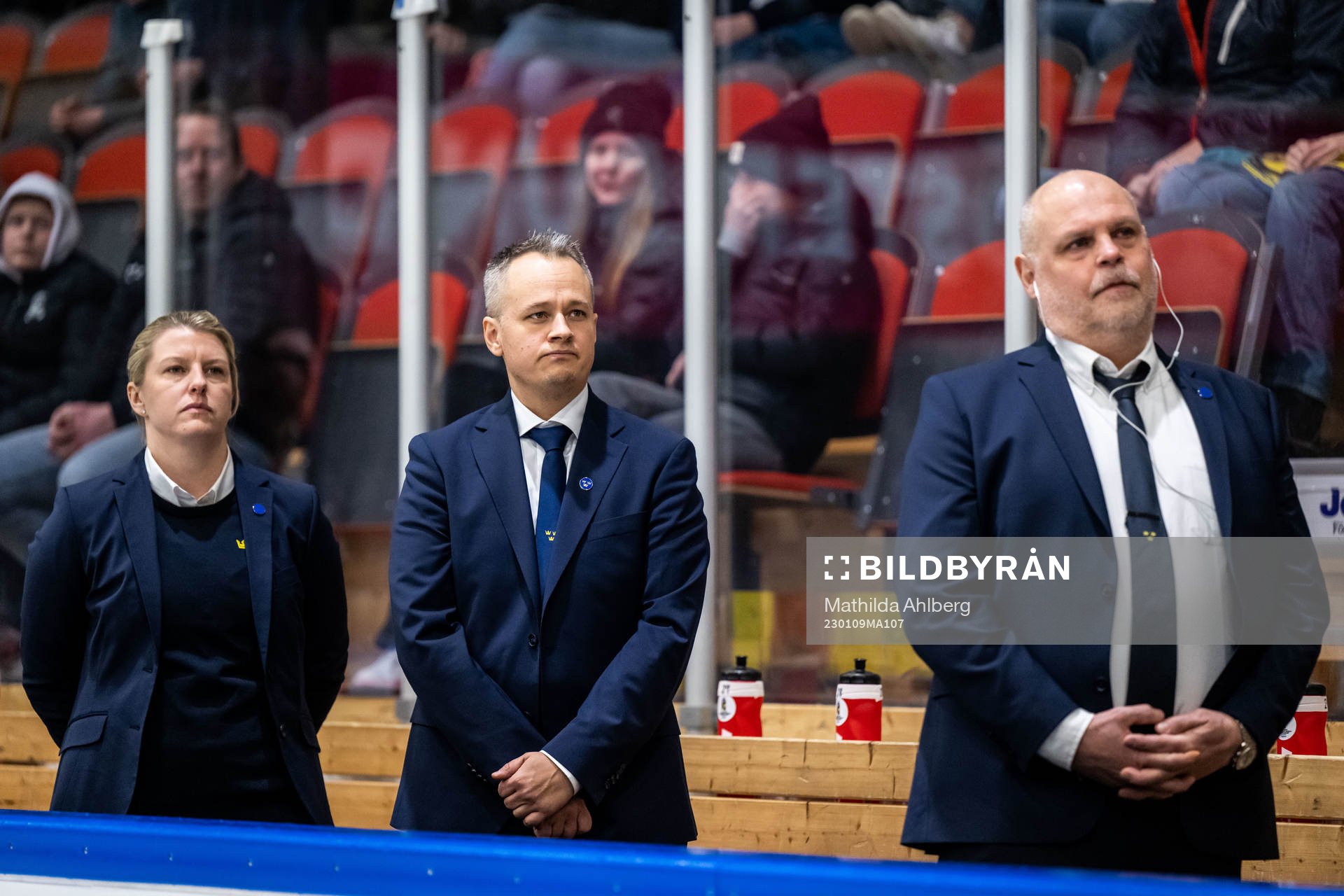 Assistant coach Pernilla Winberg, head coach Andreas