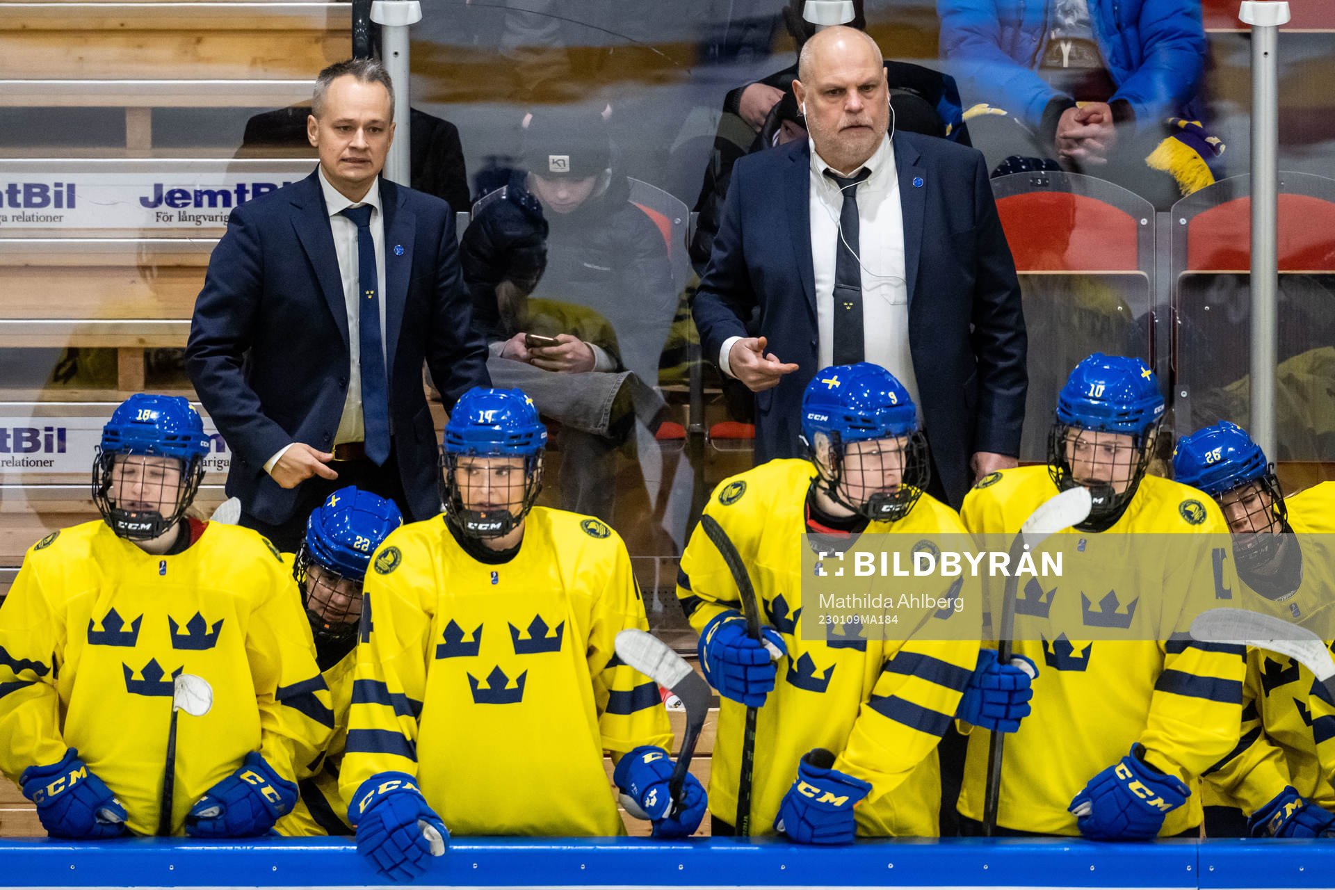 Head coach Andreas Karlsson and assistant coach Ulf Hall
