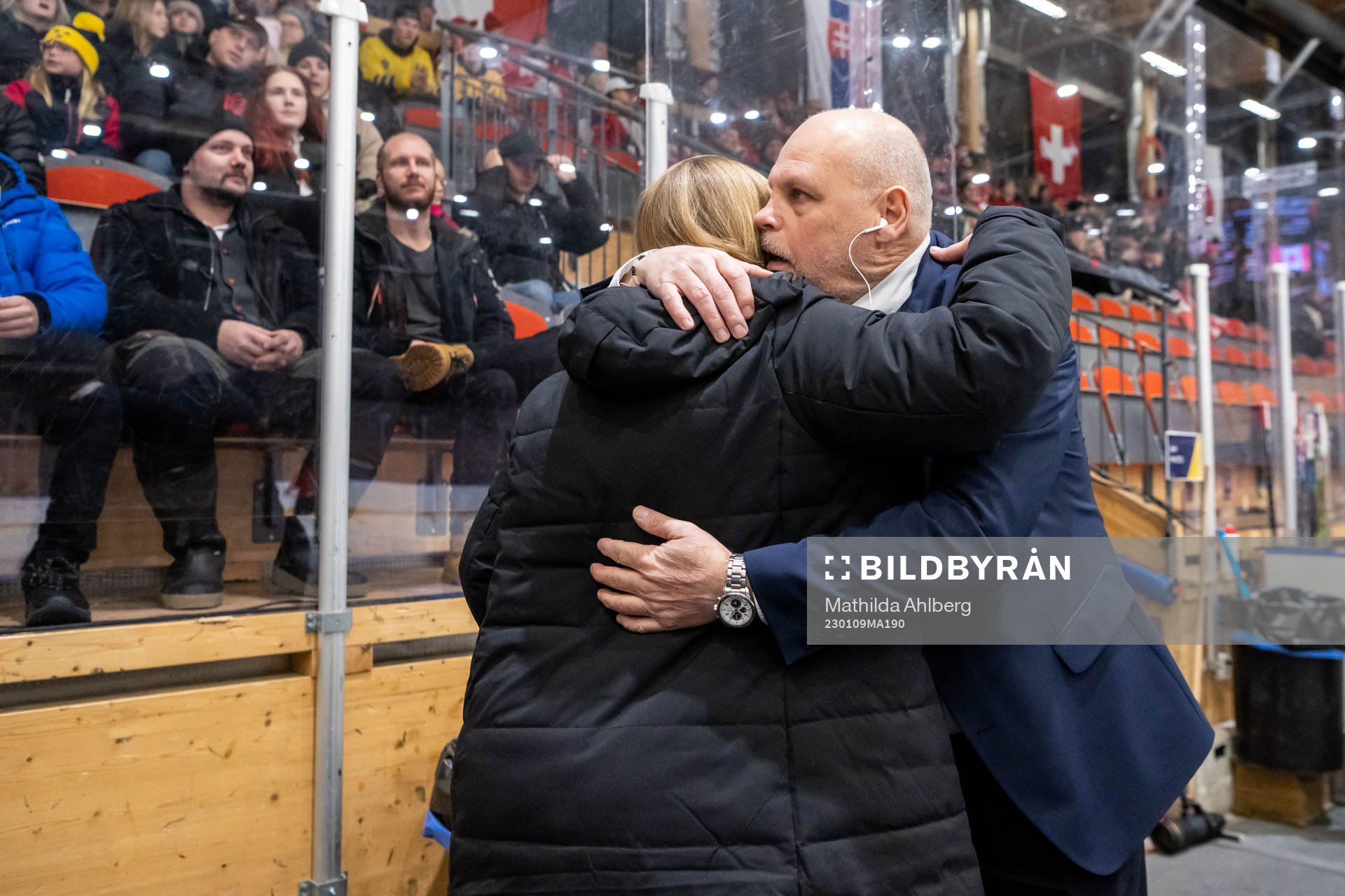 Assistant coach Ulf Hall and Camilla Kempe