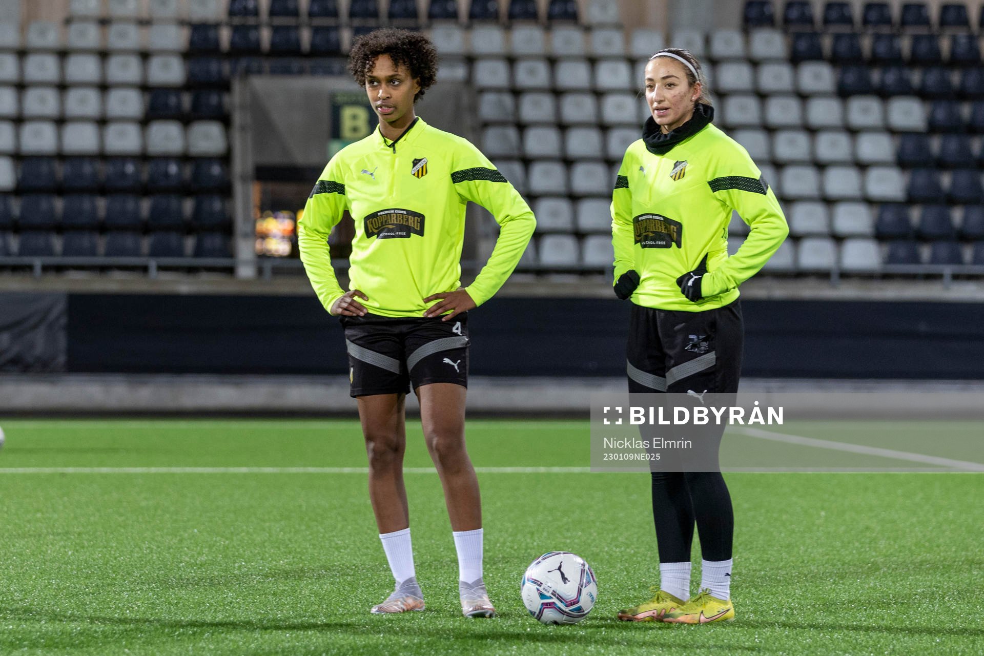 Häckens Hanna Lofthammar och Rosa Kafaji