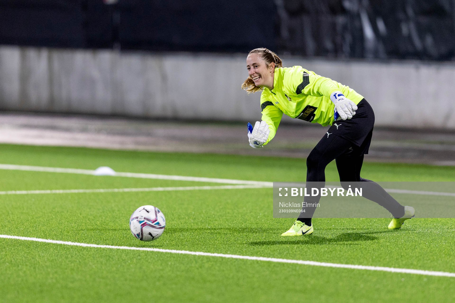 Häckens målvakt Loes Geurts