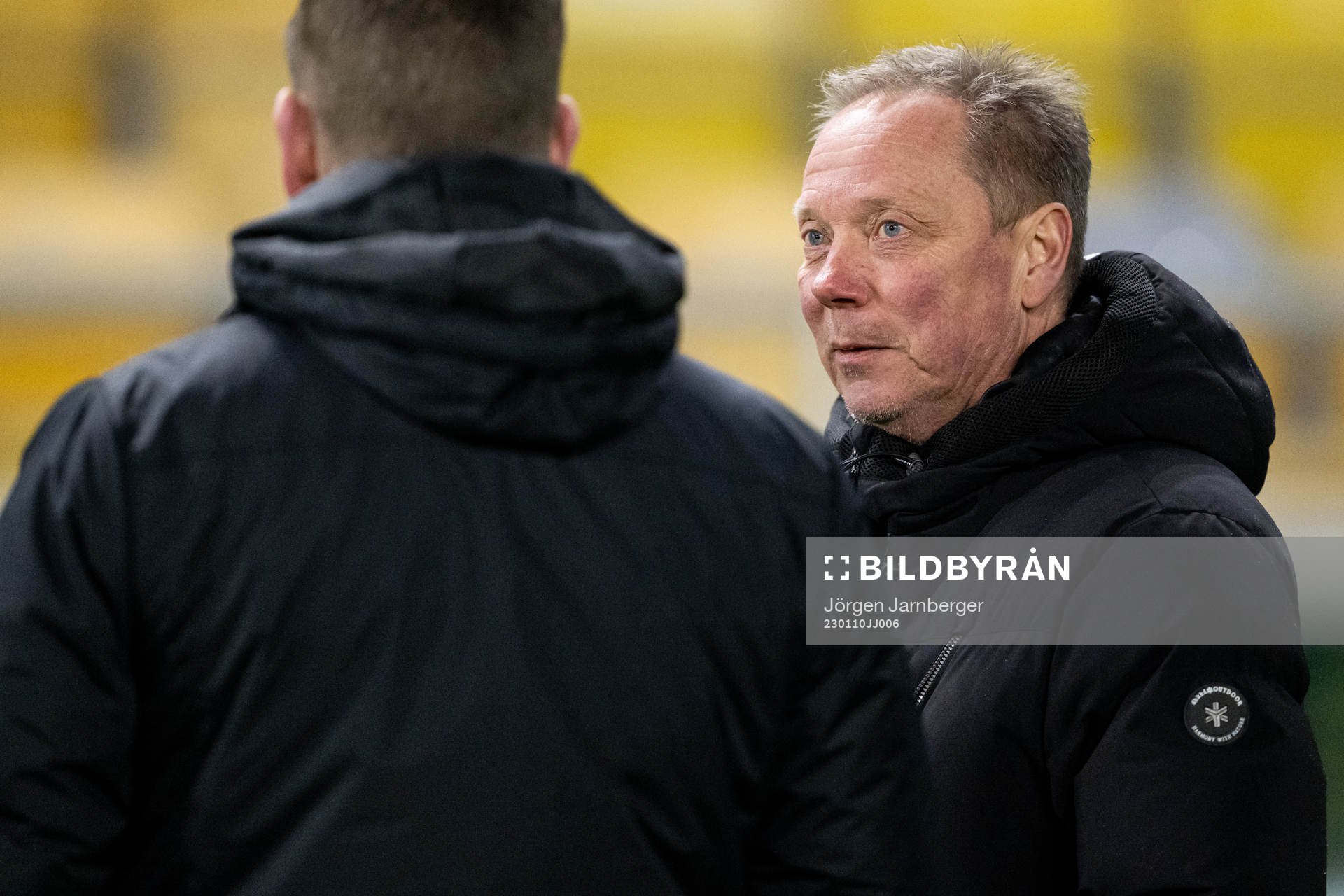 Fotbollskoordinator Jan Ryrlén under en träning med Elfsborg den 10 januari 2023 i Borås. 