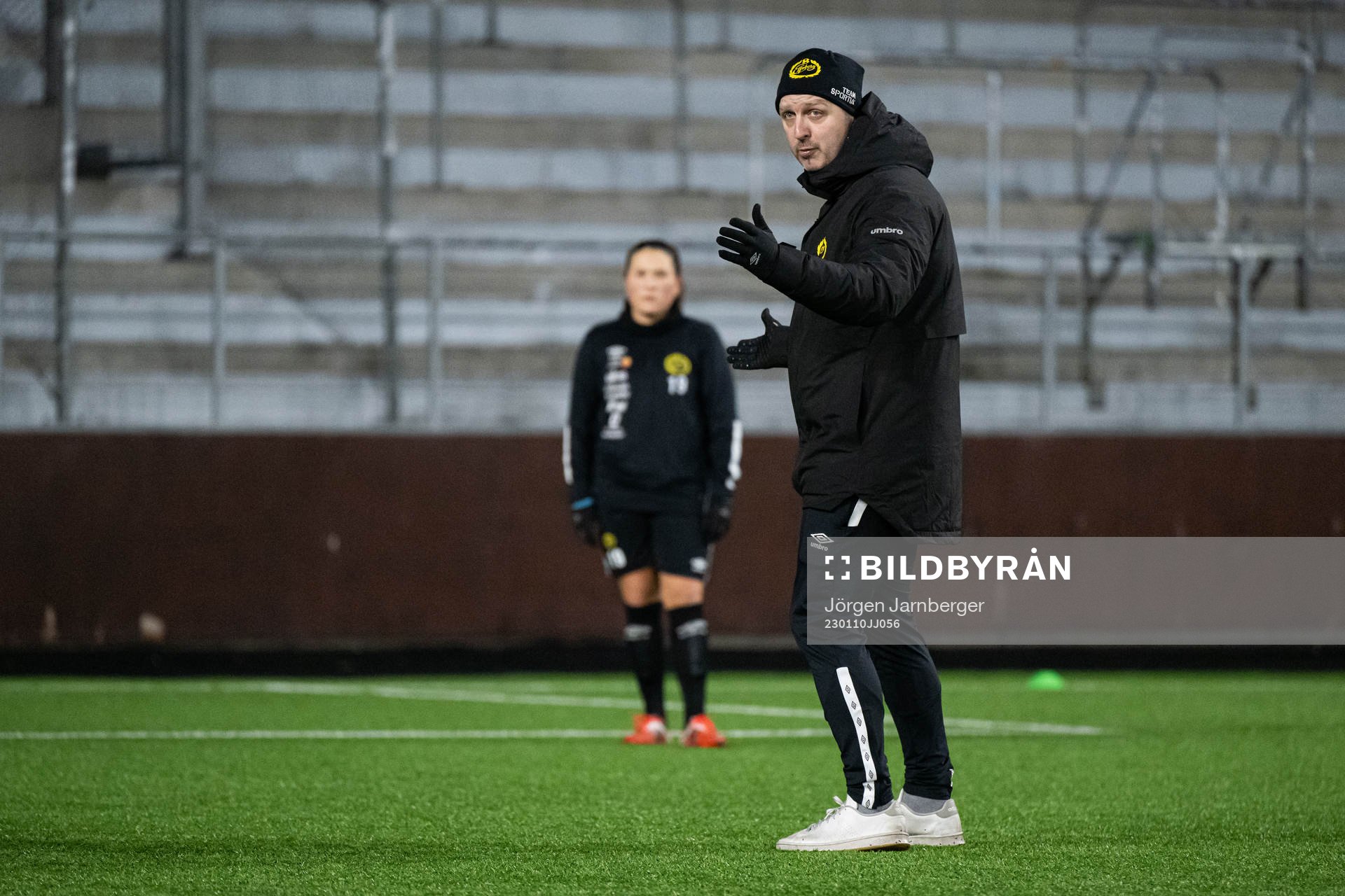 Tränare Ismet Tursic under en träning med Elfsborg den 10 januari 2023 i Borås. 