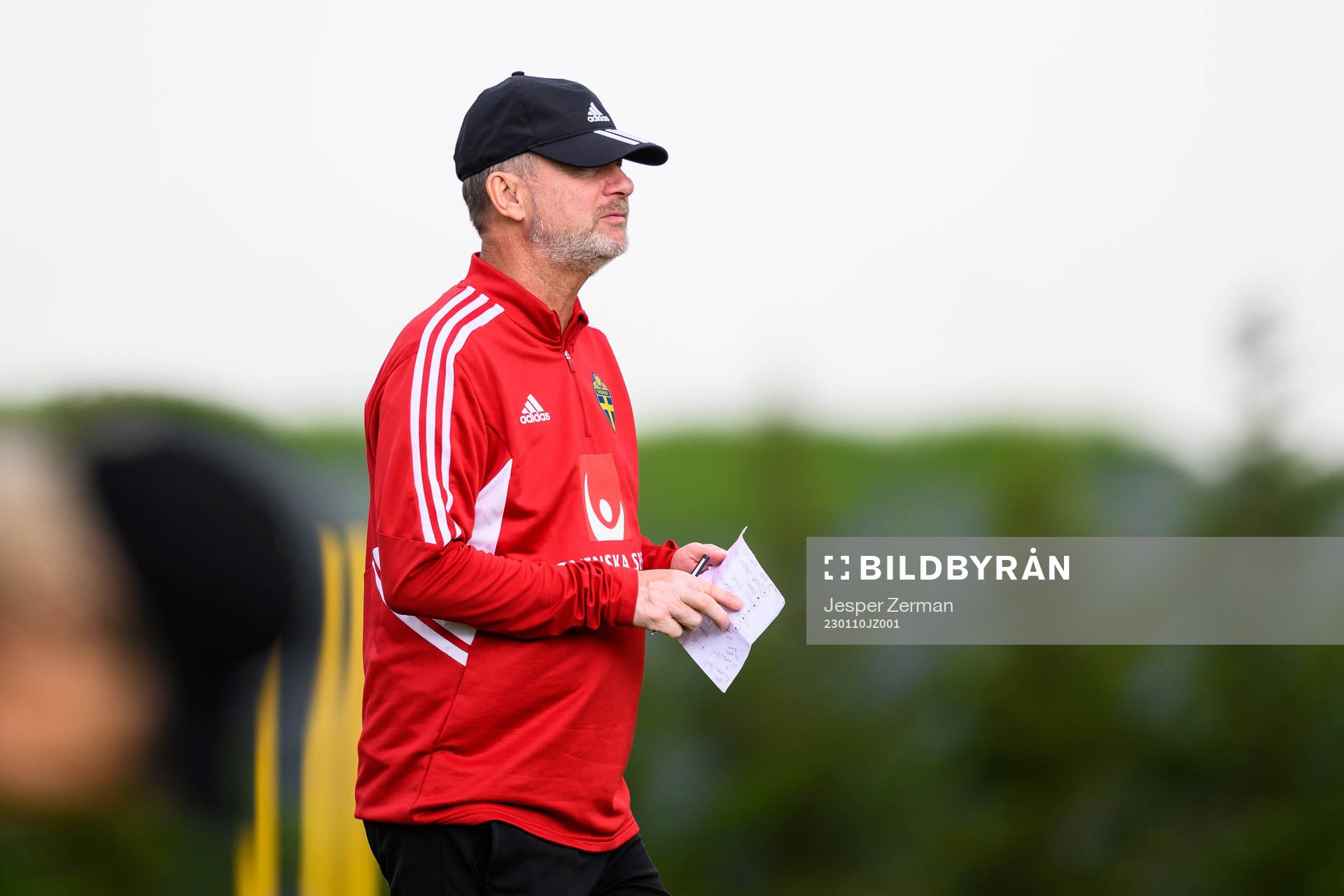 head coach Peter Gerhardsson of the Swedish women's