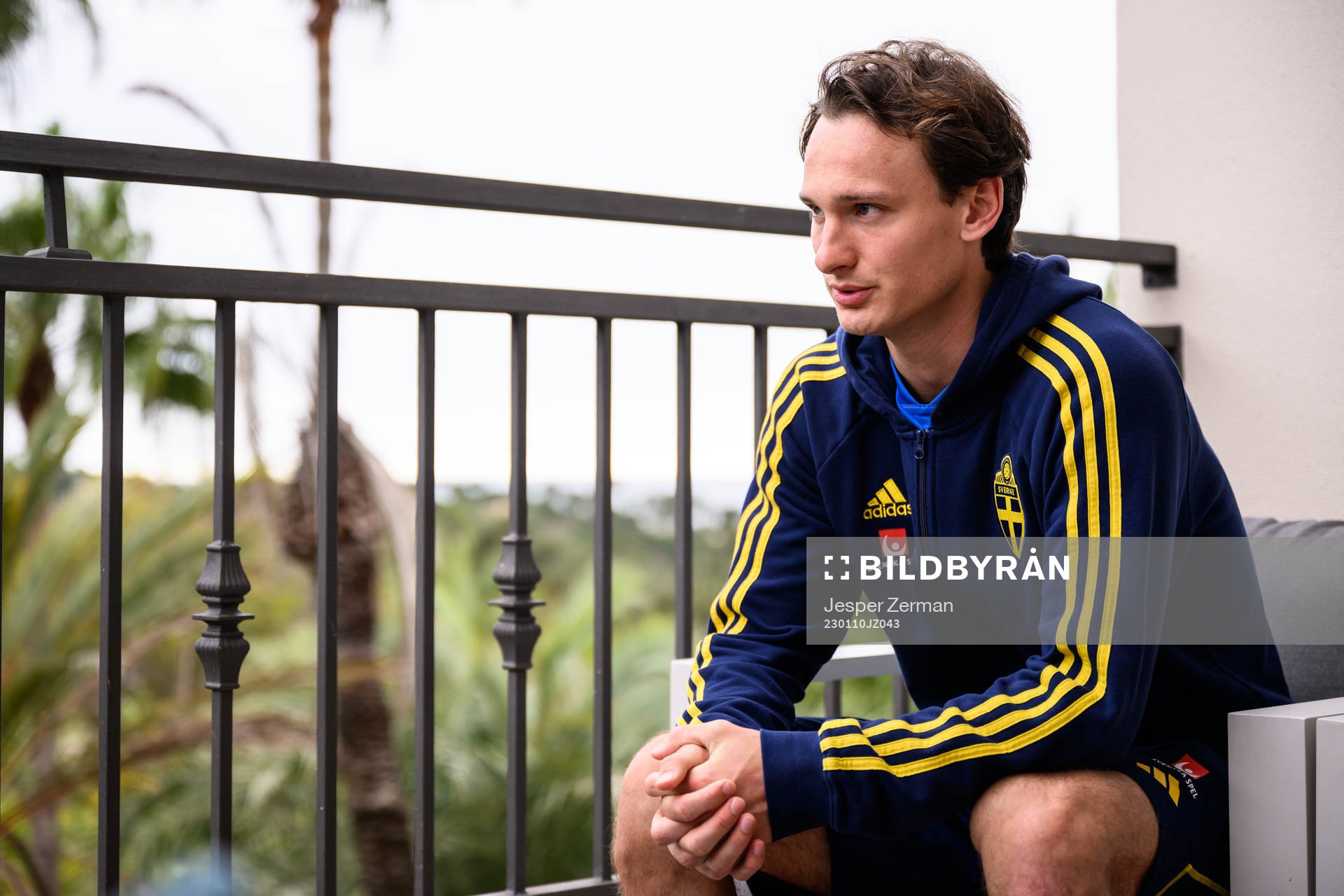 Hjalmar Ekdal of the Swedish men's football national team