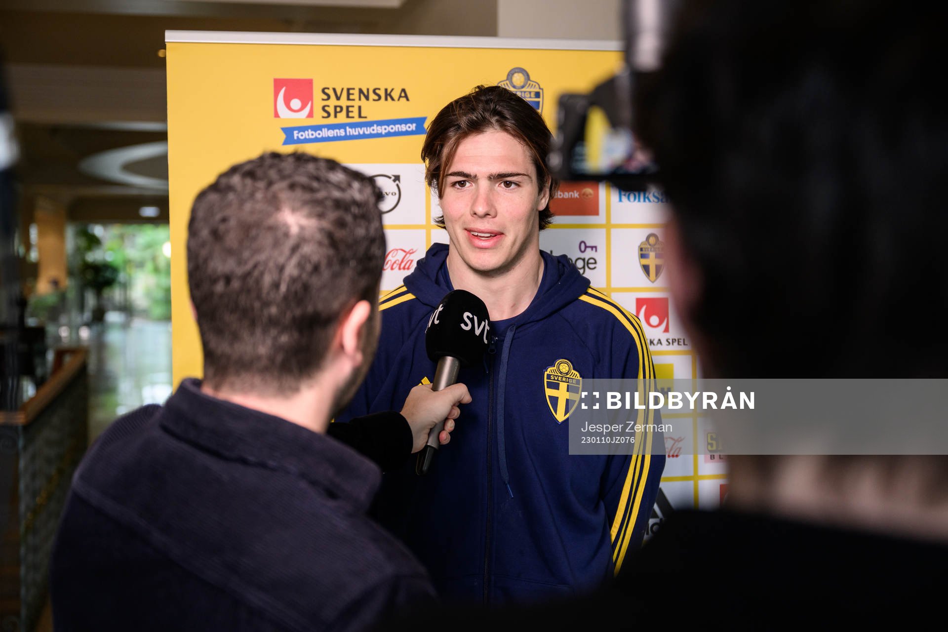 goalkeeper Jacob Widell Zetterström of the Swedish men's