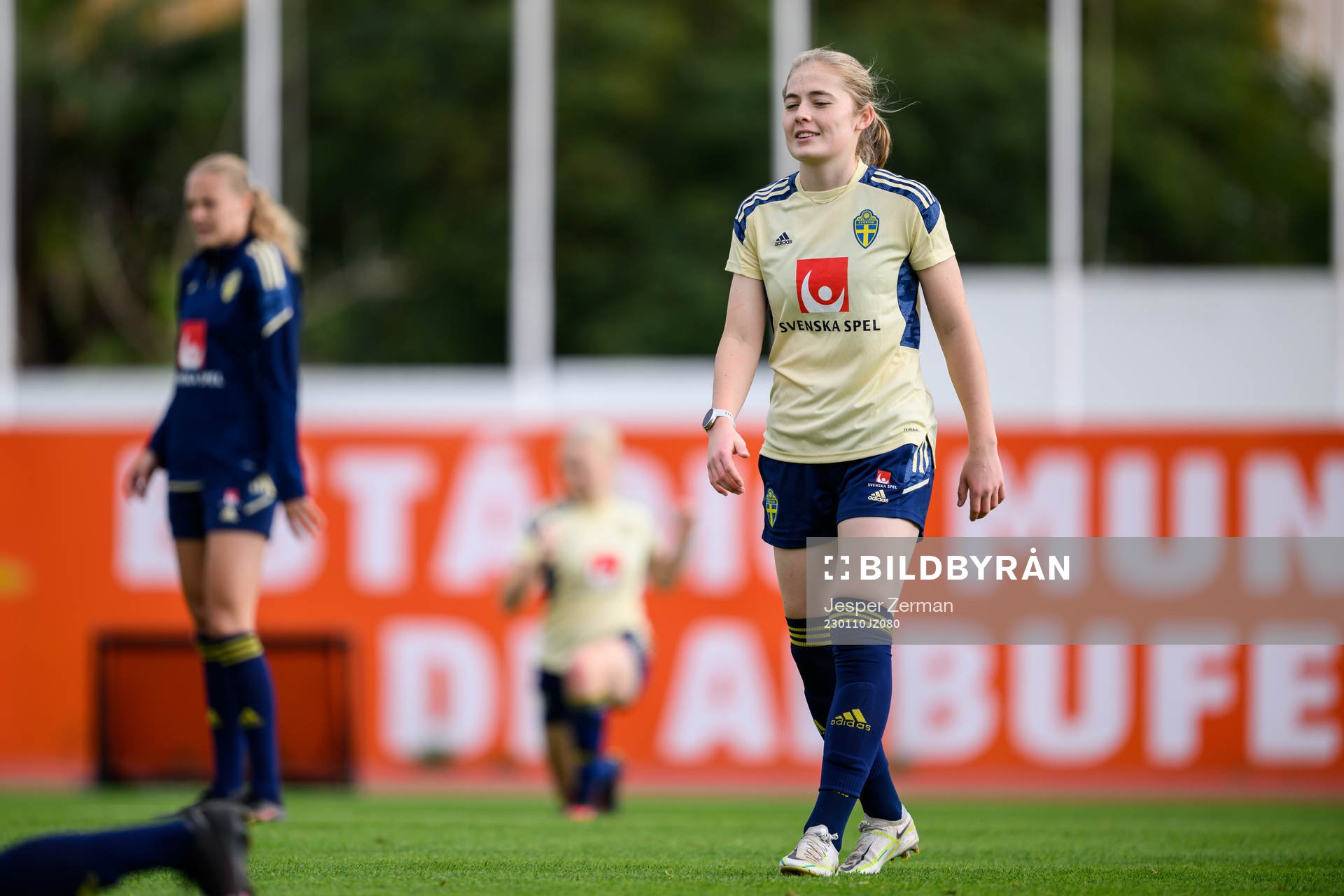 Paulina Nyström of the Swedish women's football national