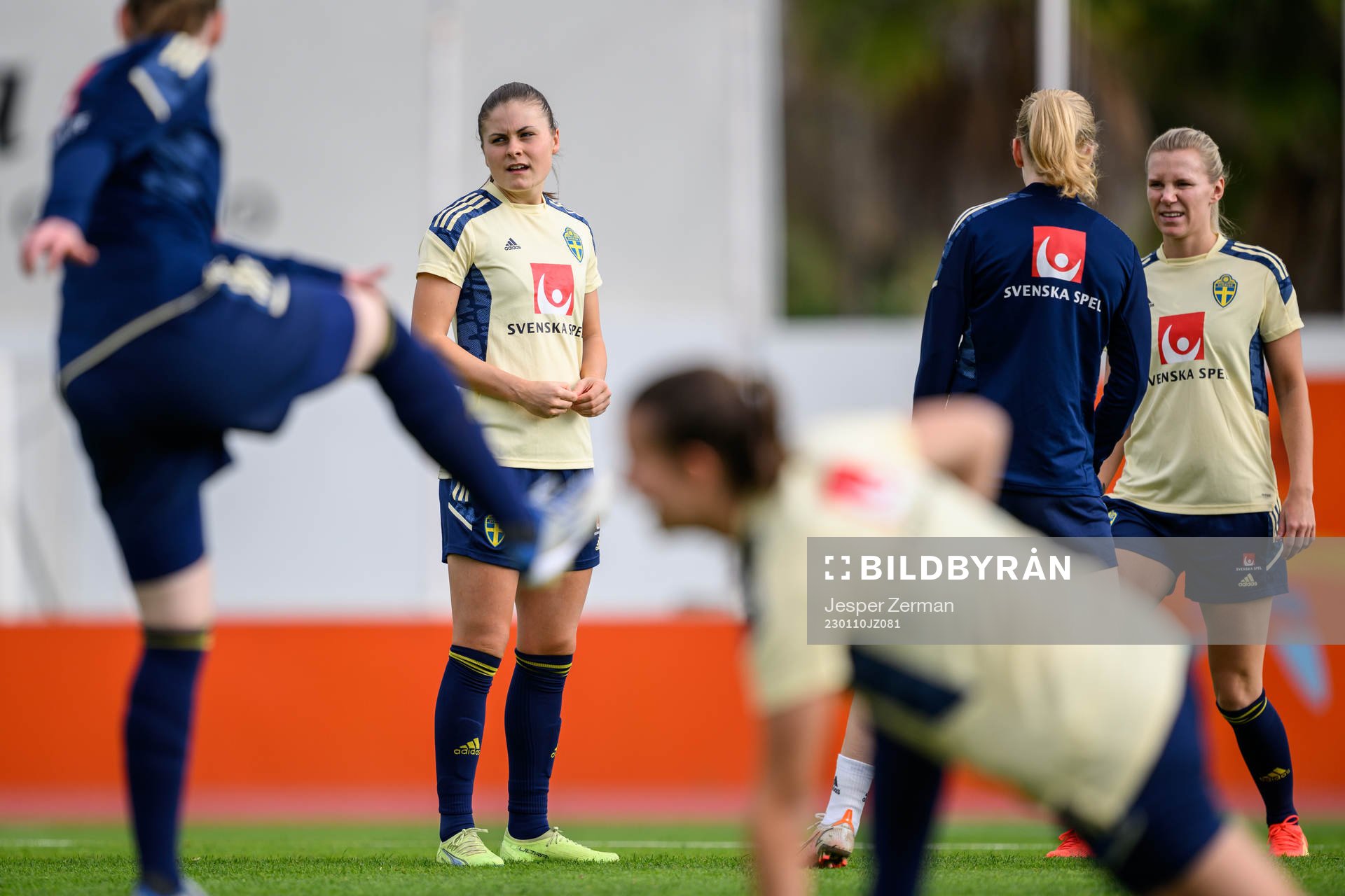 Hanna Wijk of the Swedish women's football national team at