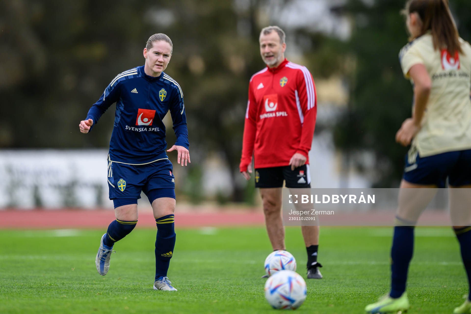 Linn Vickius of the Swedish women's football national team