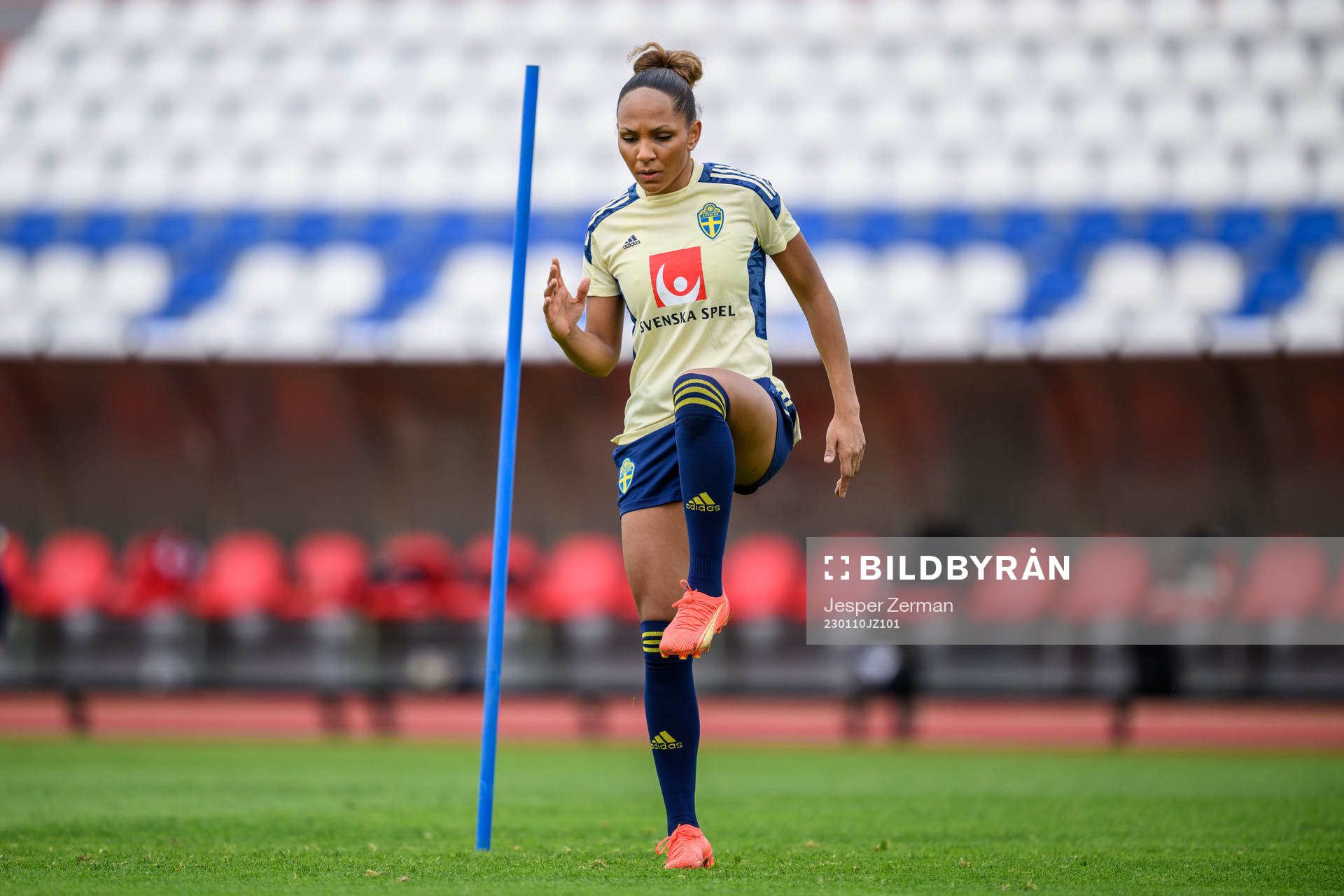 Madelen Janogy of the Swedish women's football national
