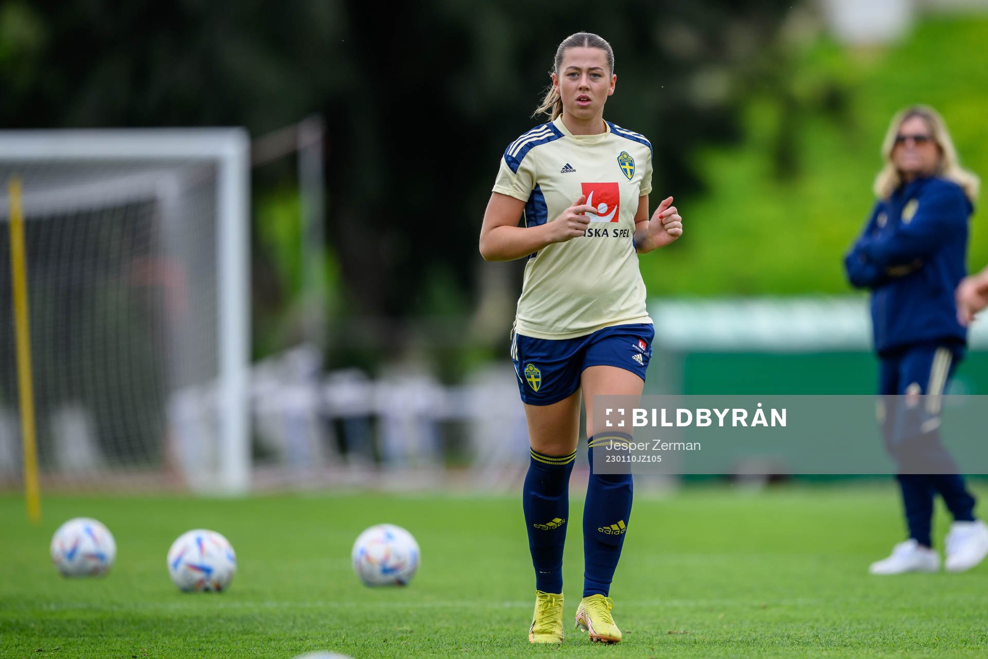 Cornelia Kapocs of the Swedish women's football national