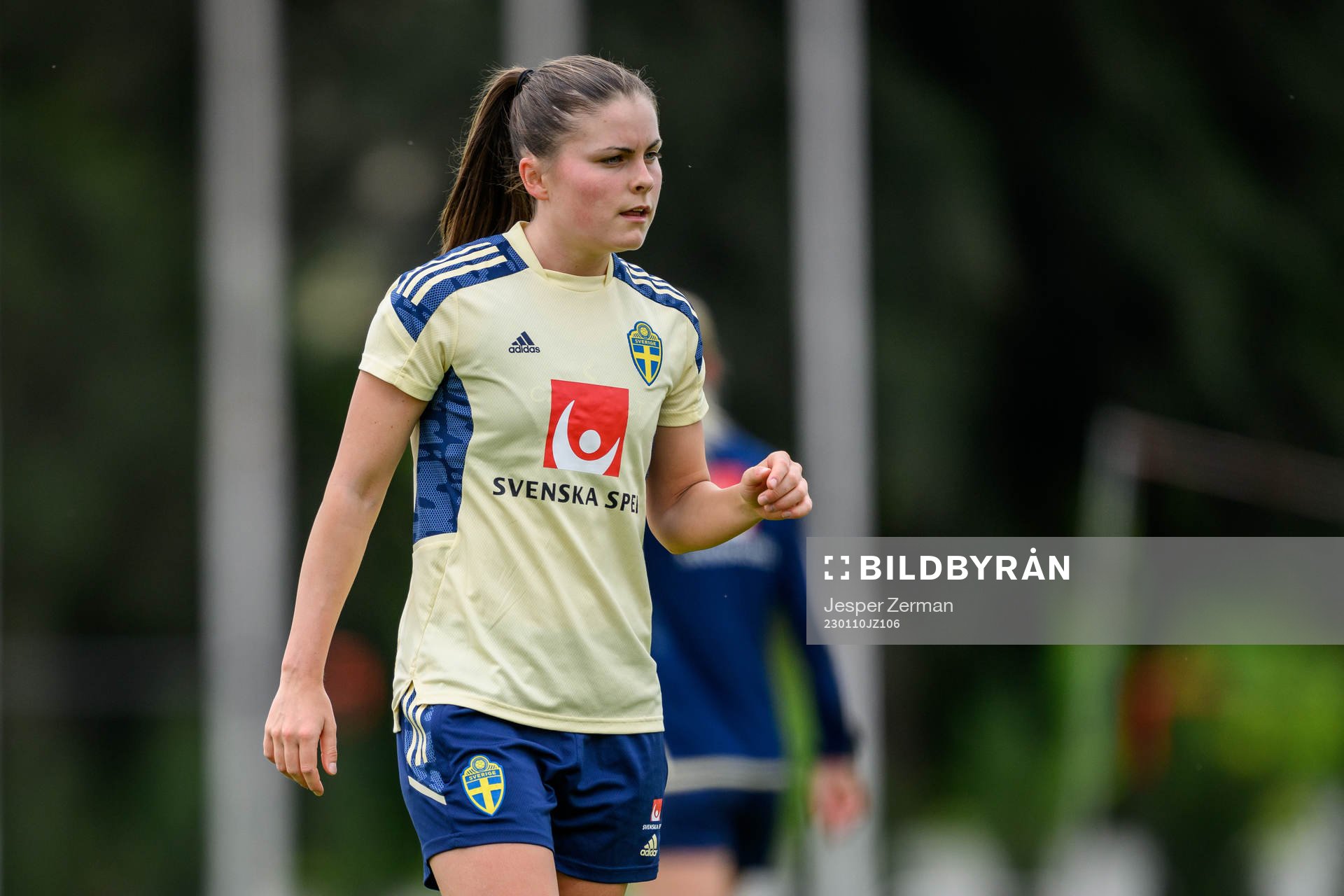 Hanna Wijk of the Swedish women's football national team at