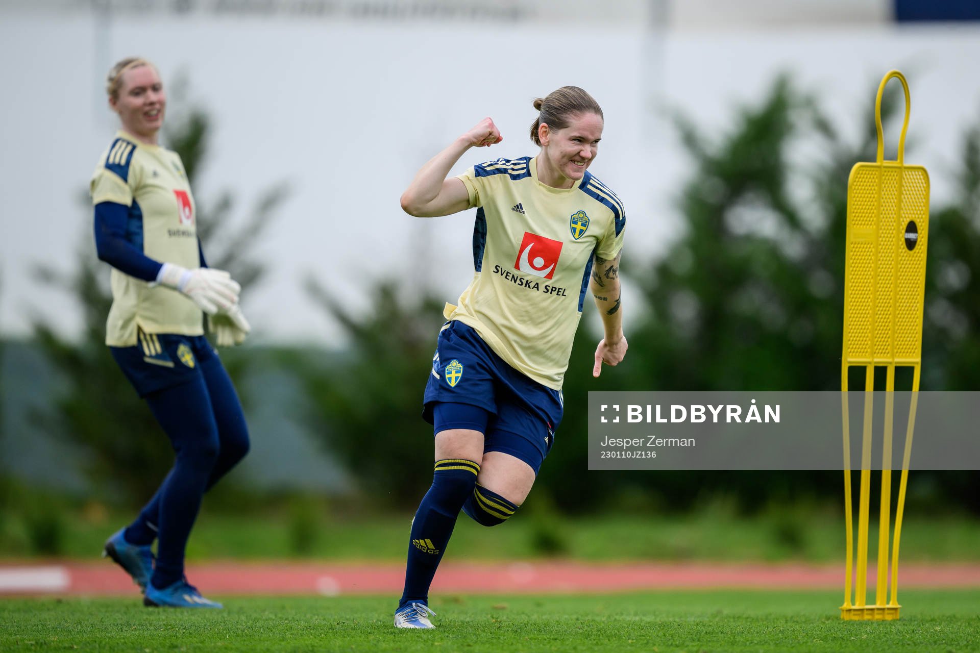 Linn Vickius of the Swedish women's football national team