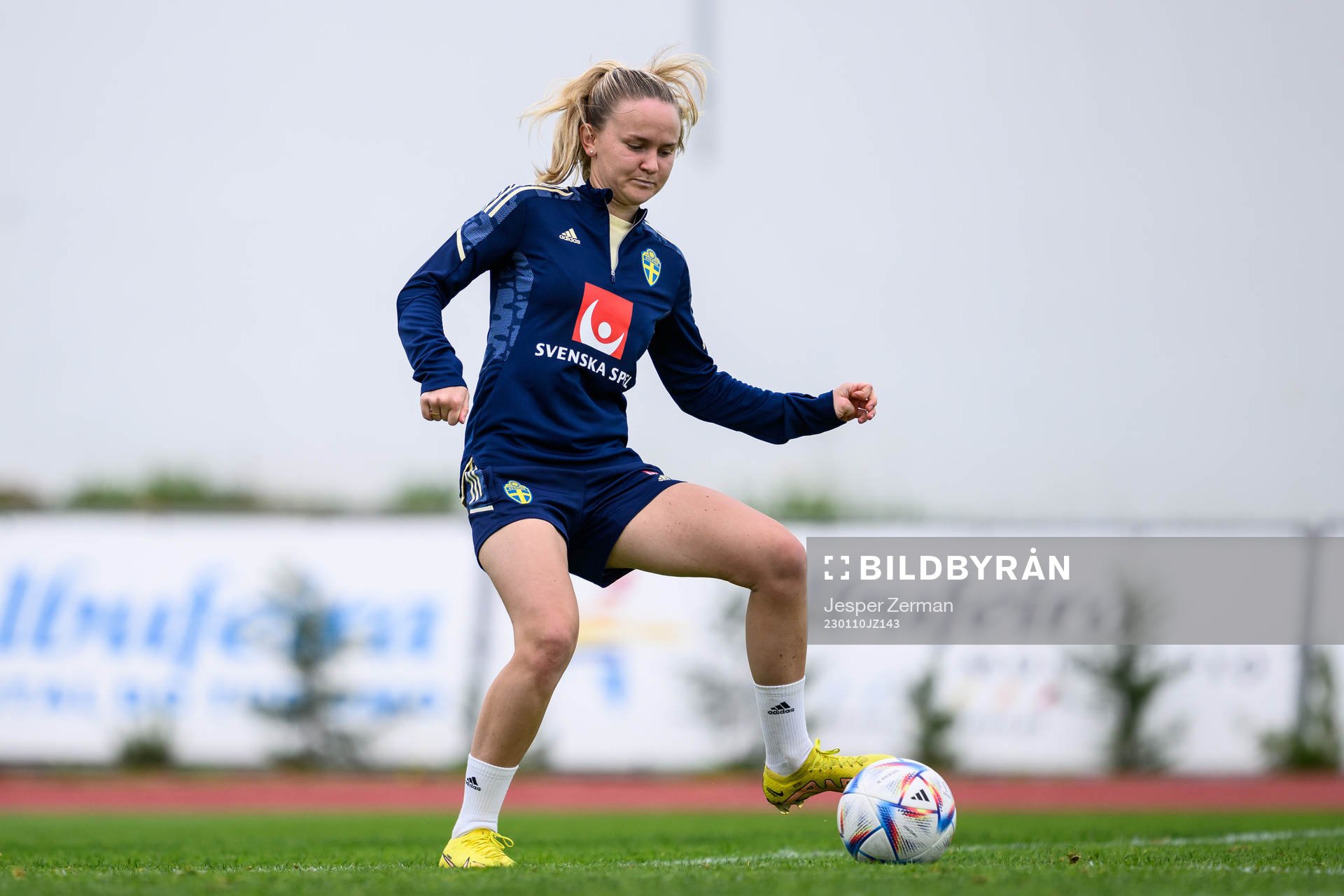 Matilda Vinberg of the Swedish women's football national
