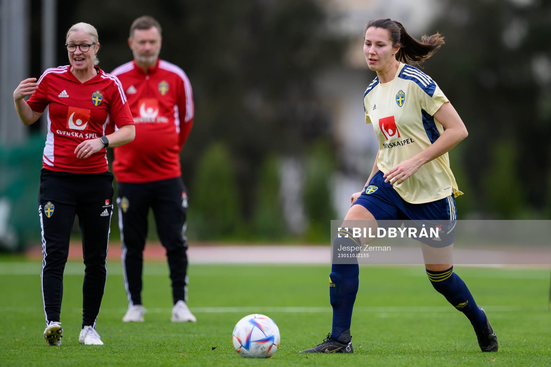 Nellie Karlsson of the Swedish women's football national