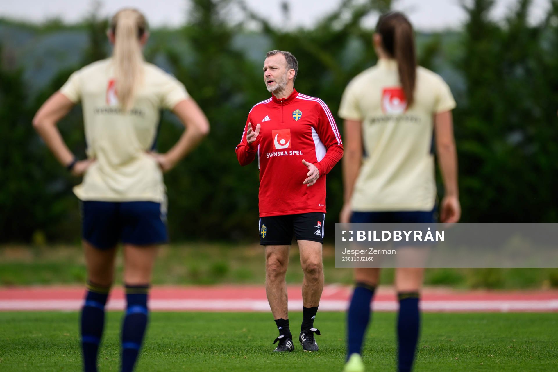 performance manager Pontus Ekblom of the Swedish women's