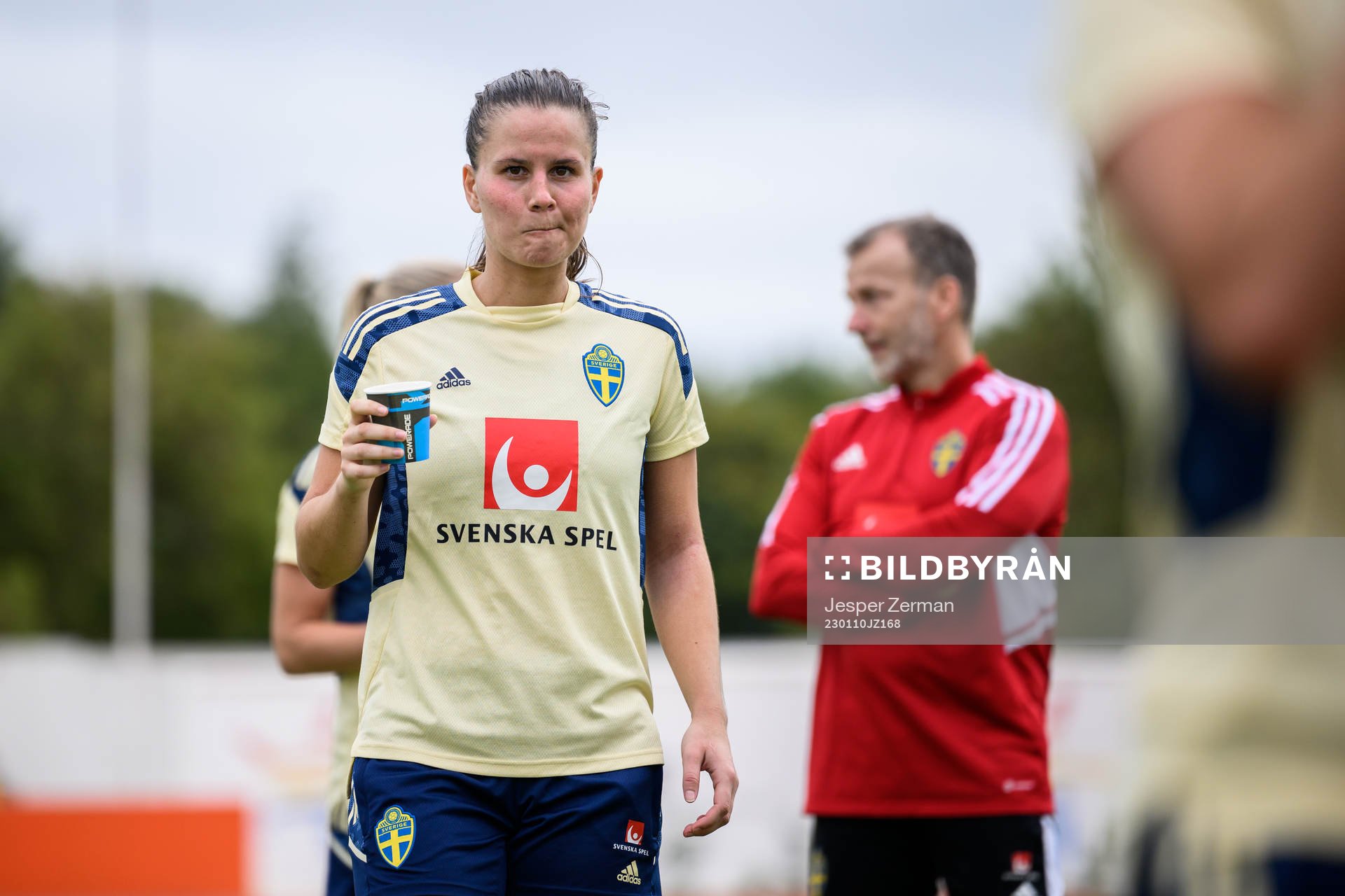 Josefin Harrysson of the Swedish women's football national
