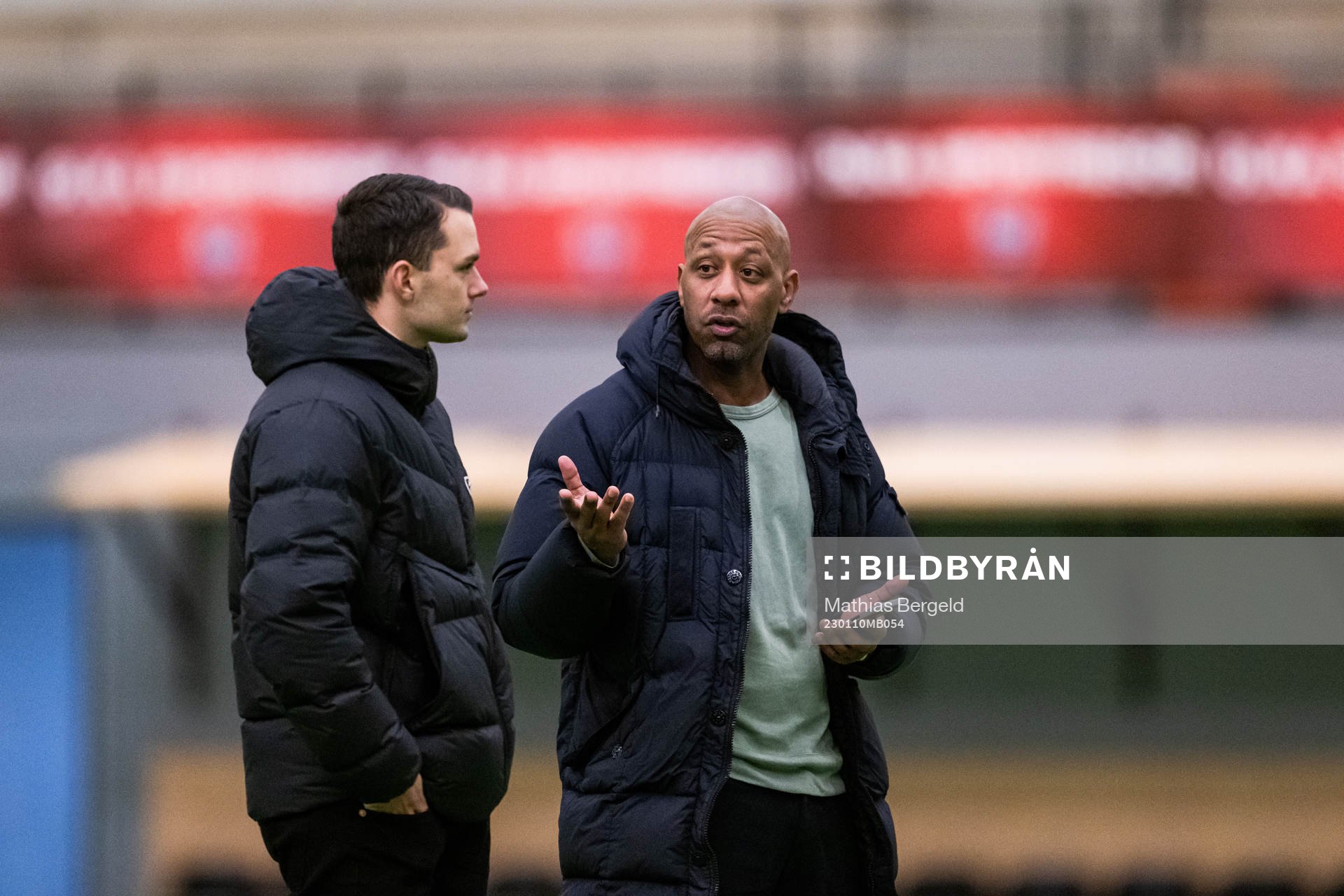 assisterande tränare Albin Sheqiri och tränare Jeffrey