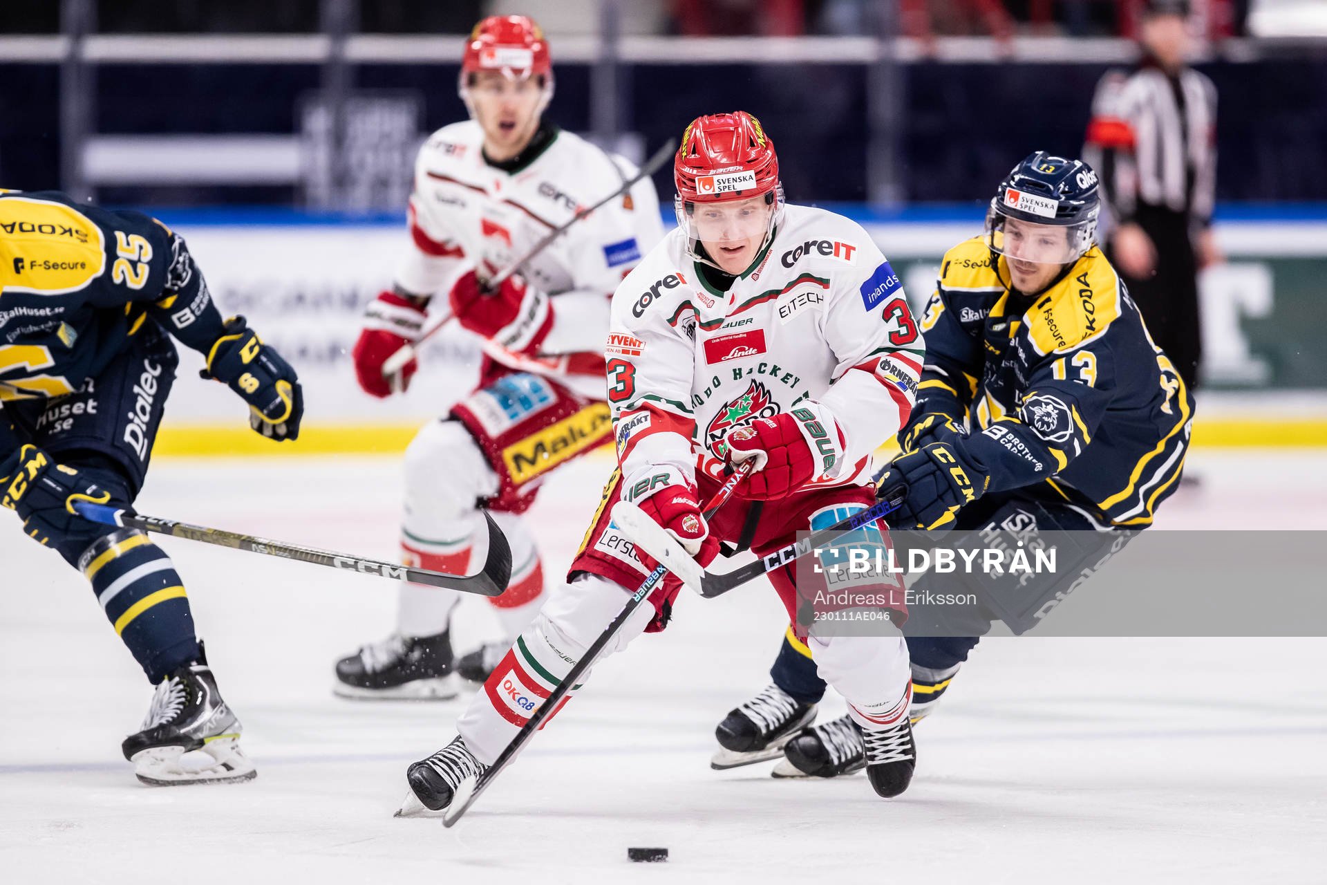 Modos Daniel Mannberg och Södertäljes Patrick Newell